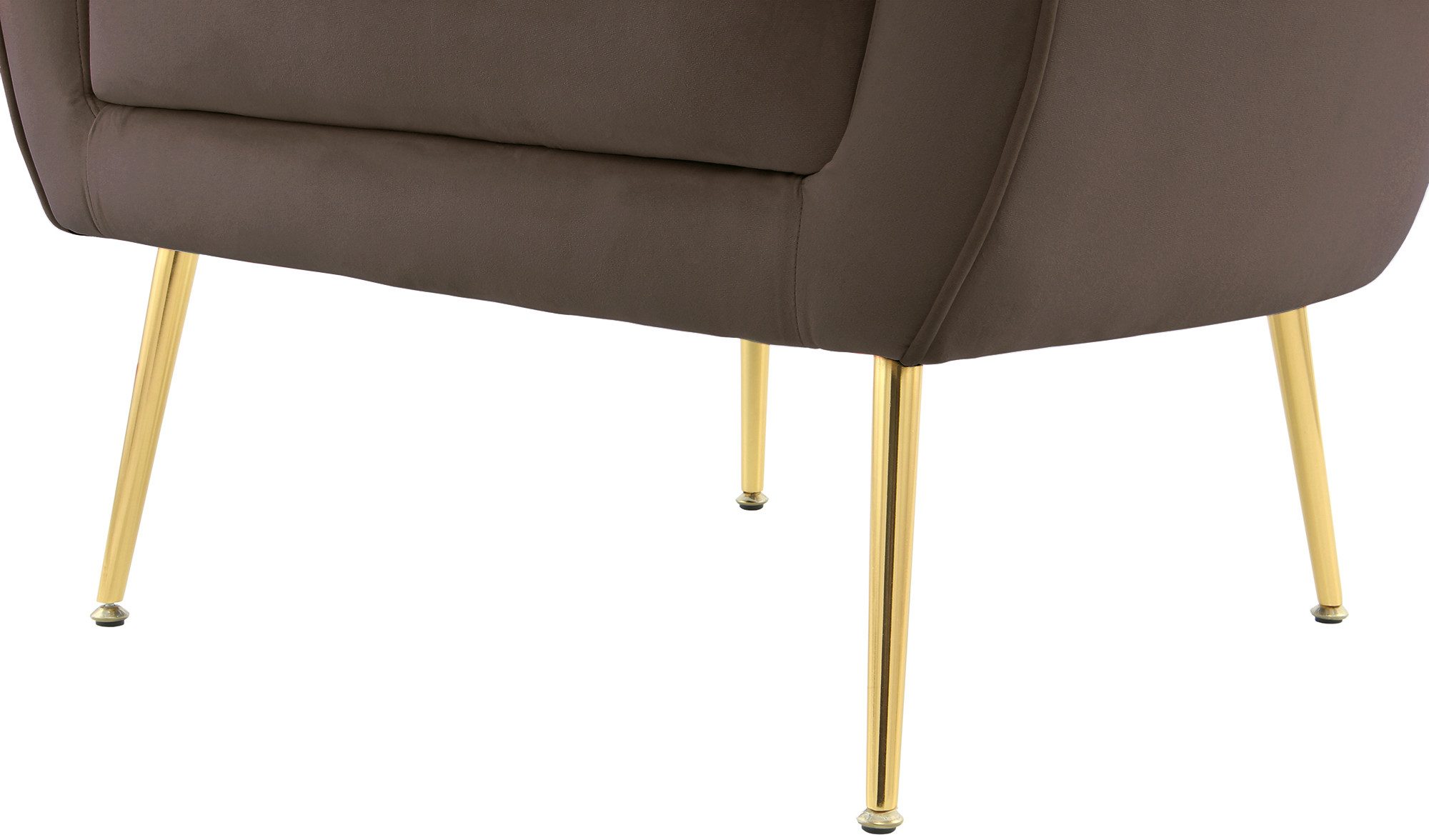 Kayoom Fauteuil Sofa Doreen 125, comfortabele fauteuil, eentonig ontwerp modern, ruimtebesparend, onderhoudsvriendelijk, fluwelen bekleding van stof (1 stuk)