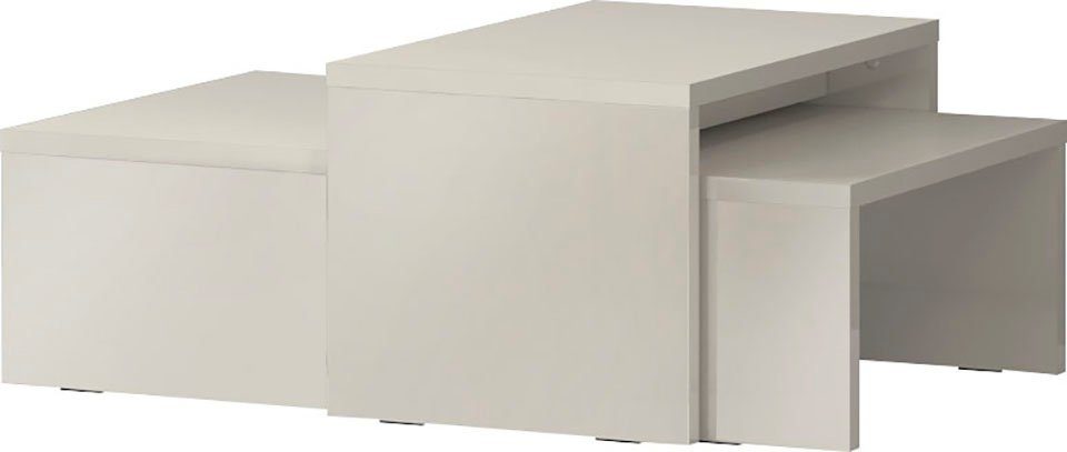 Places of Style Salontafel Piano UV gelakt, set van 2