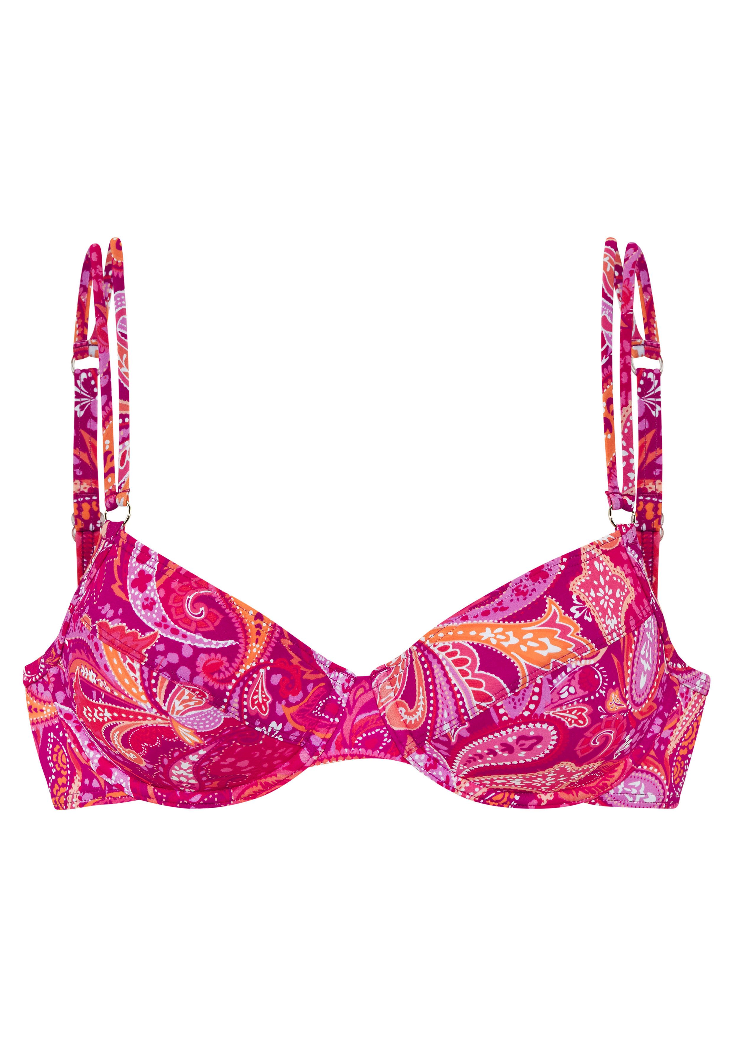Vivance Bandeau-bikinitop Pretty met modieus paisleydessin
