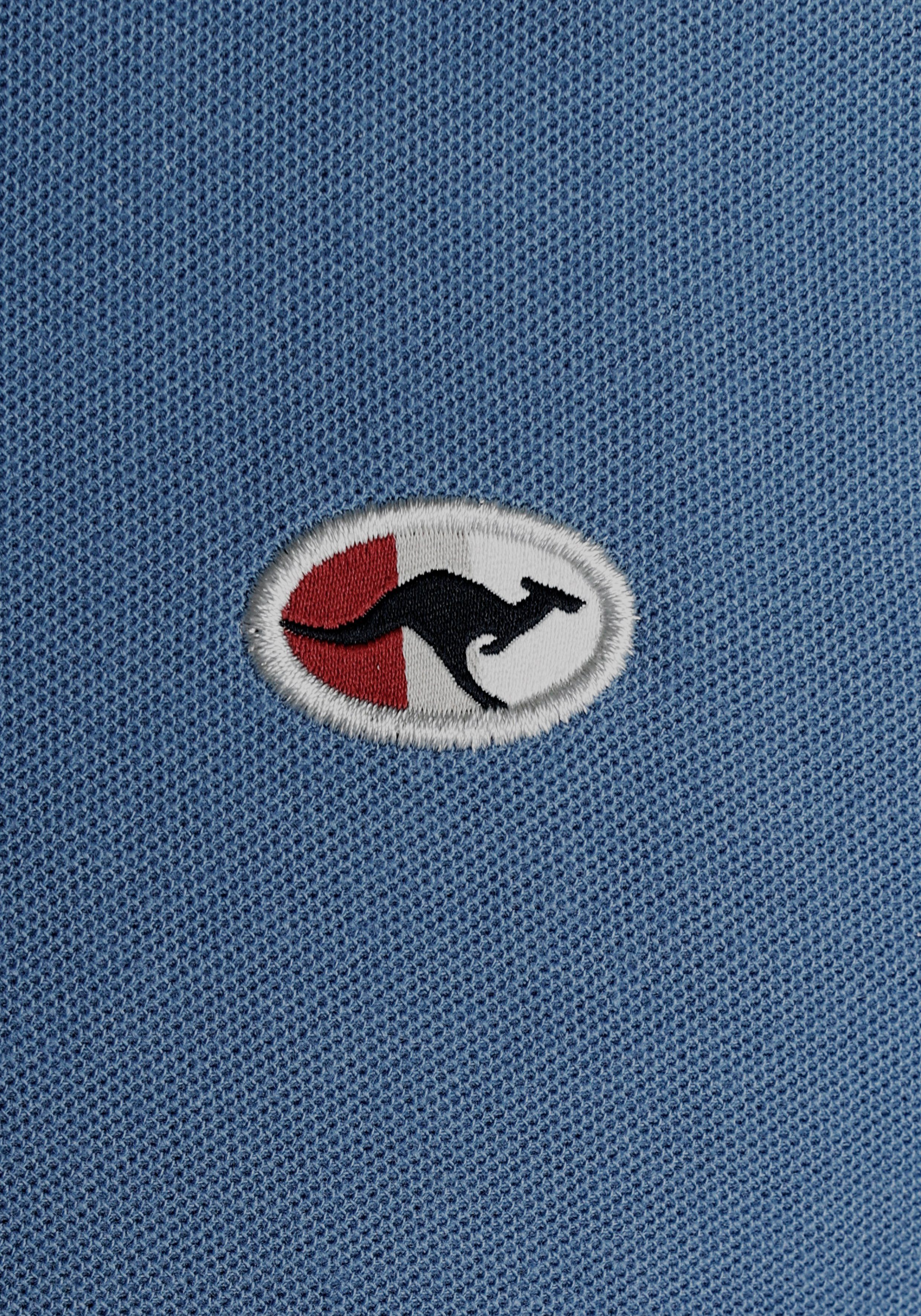KangaROOS Poloshirt Korte mouwen, met polokraag, van piqué-stof, van 100% katoen