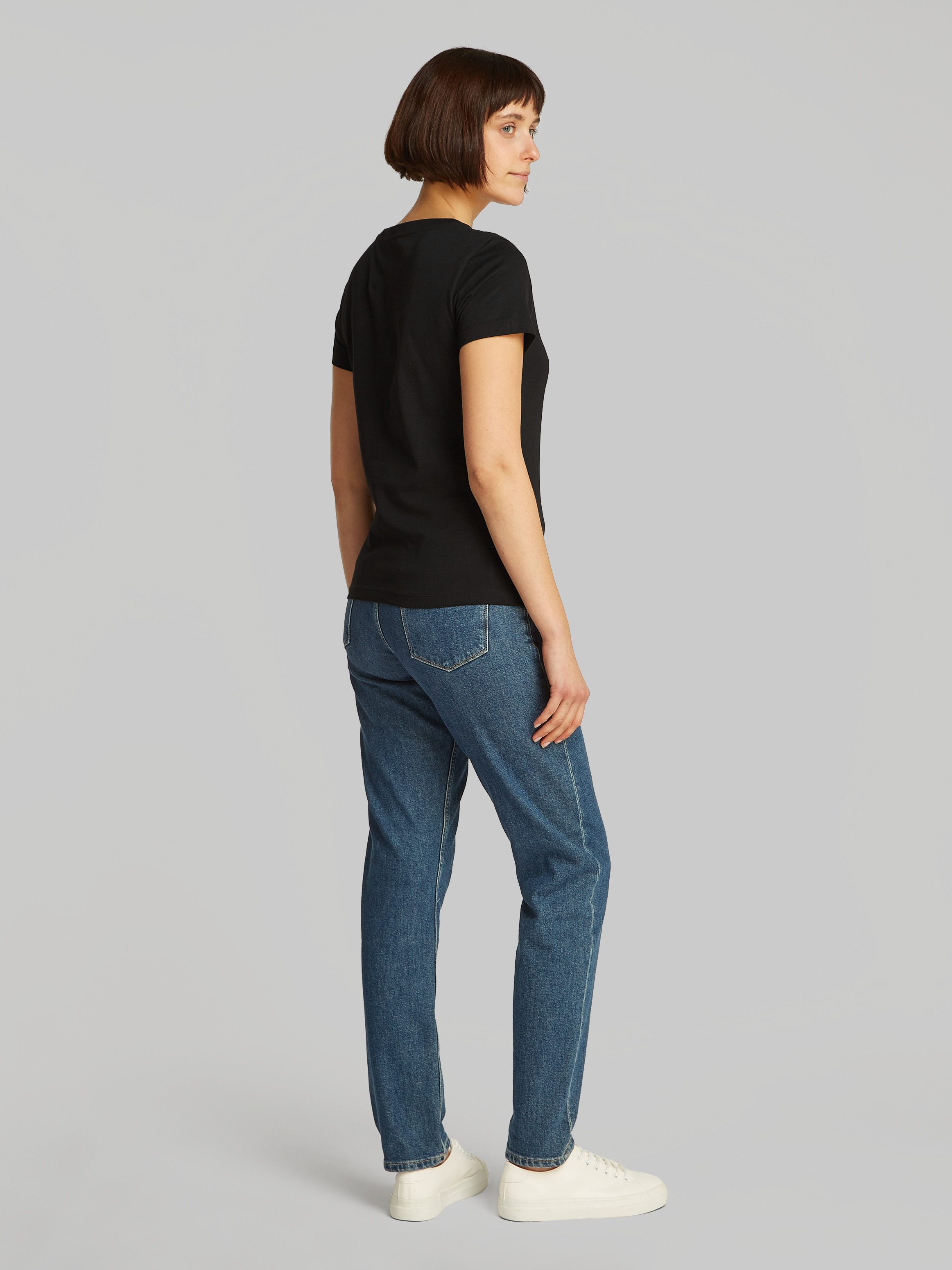 Calvin Klein Shirt met ronde hals 2-PACK MONOLOGO SLIM TEE met calvin klein jeans logoprint op borsthoogte (2-delig, Set van 2)