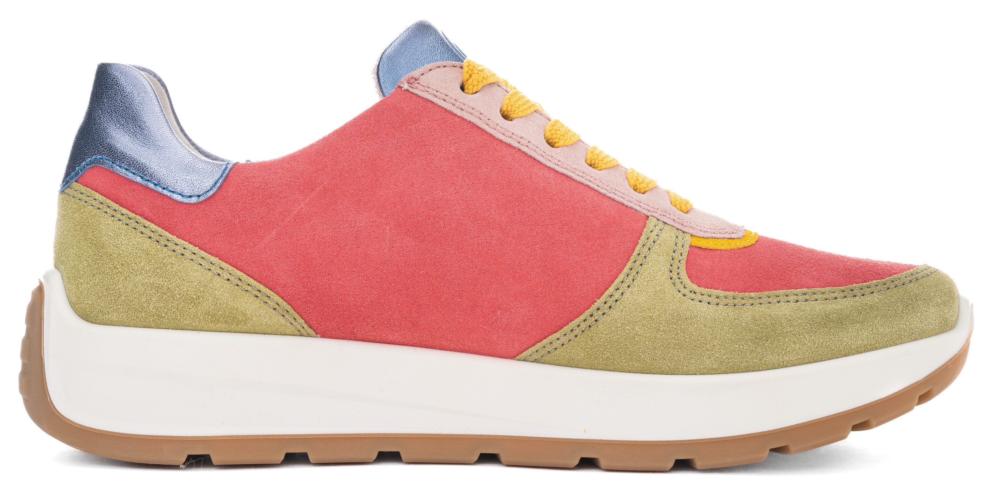 Ara Sneakers met sleehak New York , pride sneaker, veterschoen in comfortabele breedte h (= zeer breed)