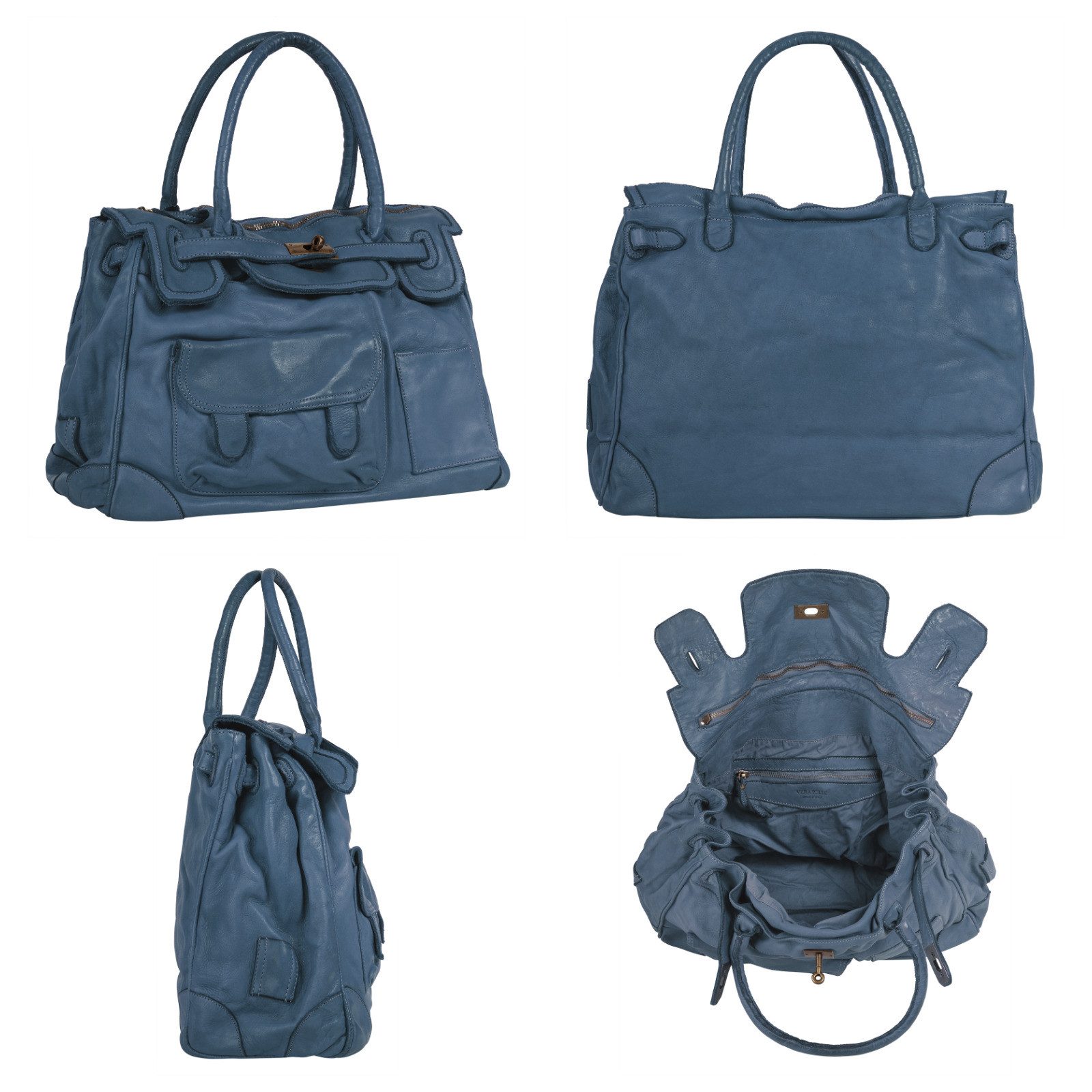 Samantha Look Shopper echt leer, made in italy