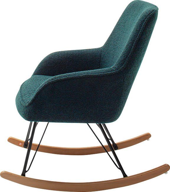 MCA furniture Schommelstoel HOPKINS Ski: beuken, eikenkleur (1 stuk)
