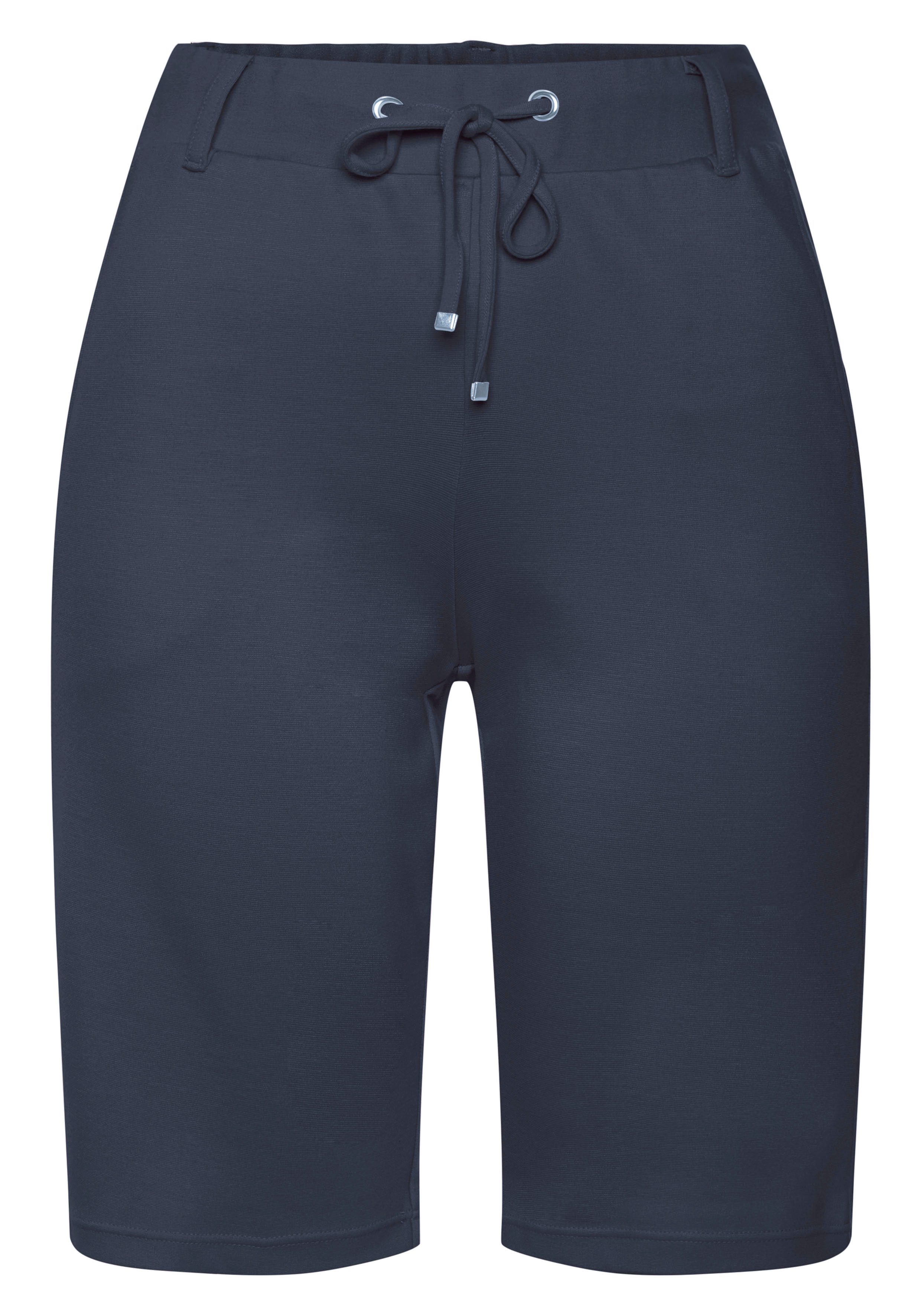 Lascana Short met riemlussen en bindband loungewear