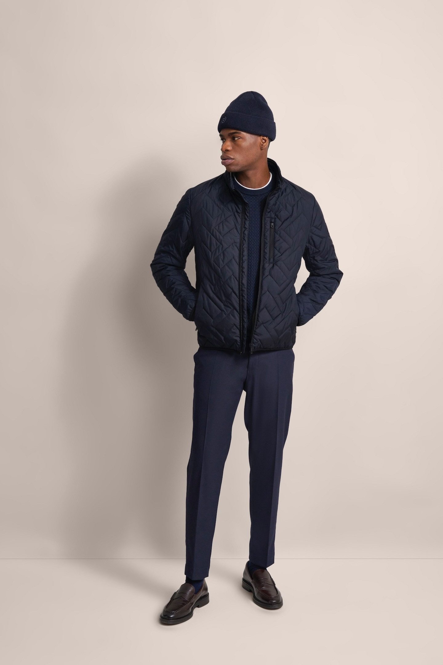 Bugatti Blouson in stiksel-look