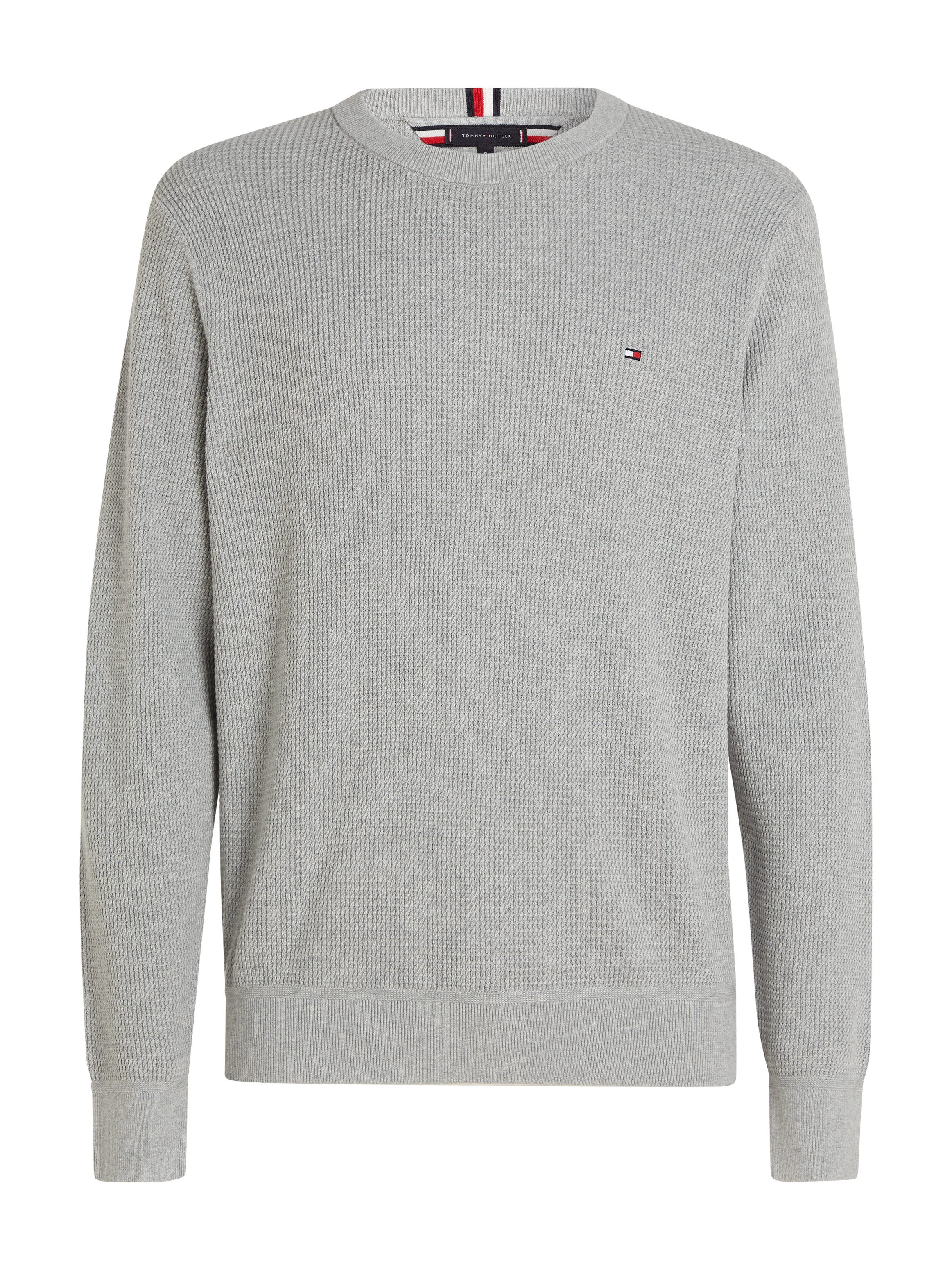 Tommy Hilfiger Trui met ronde hals REFINED STRUCTURE CREW NK