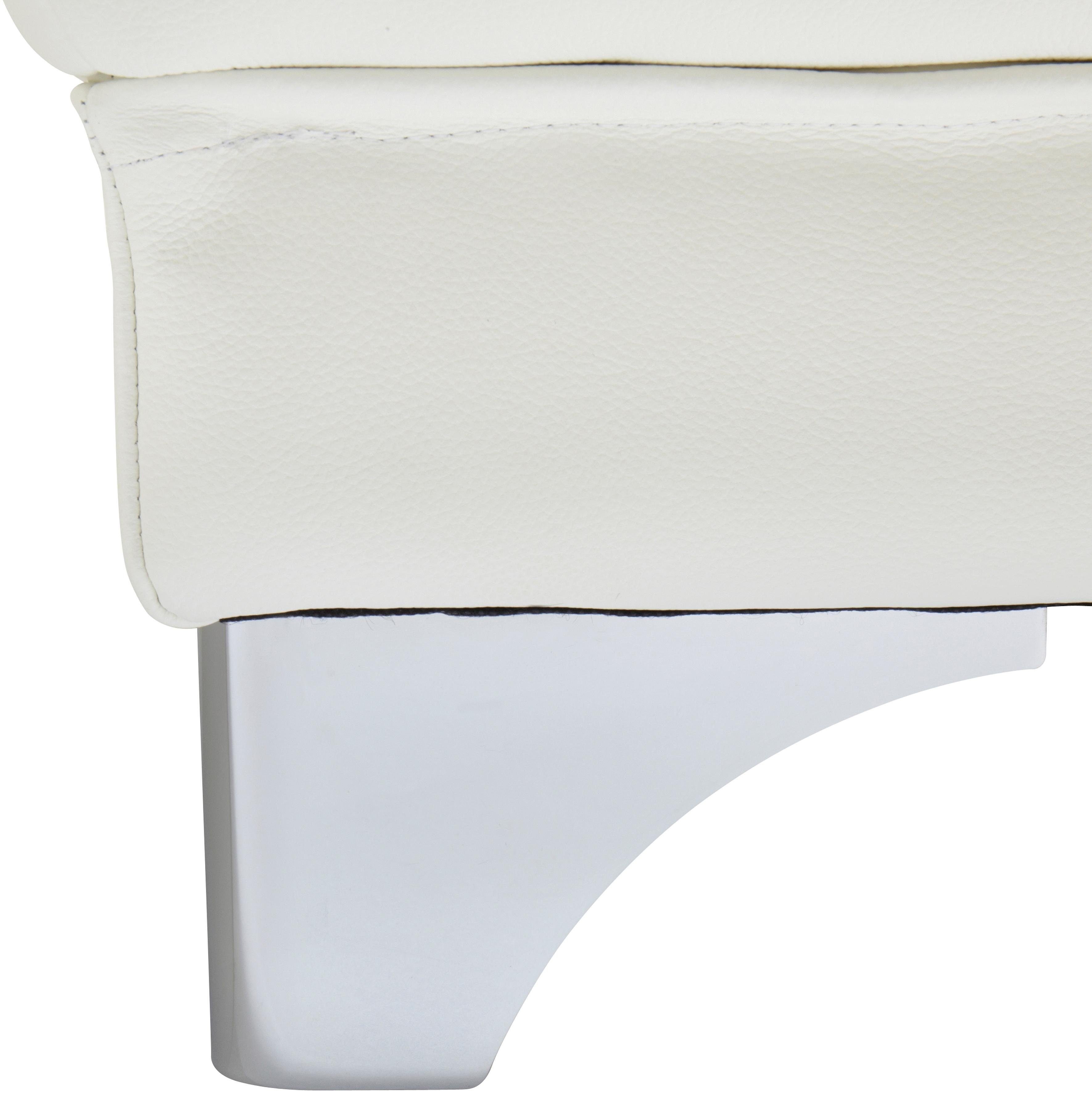 COTTA Zithoek Enterprise Set: bestaand uit 3-zitsbank en hocker, met een verstelbare rugleuning (set)