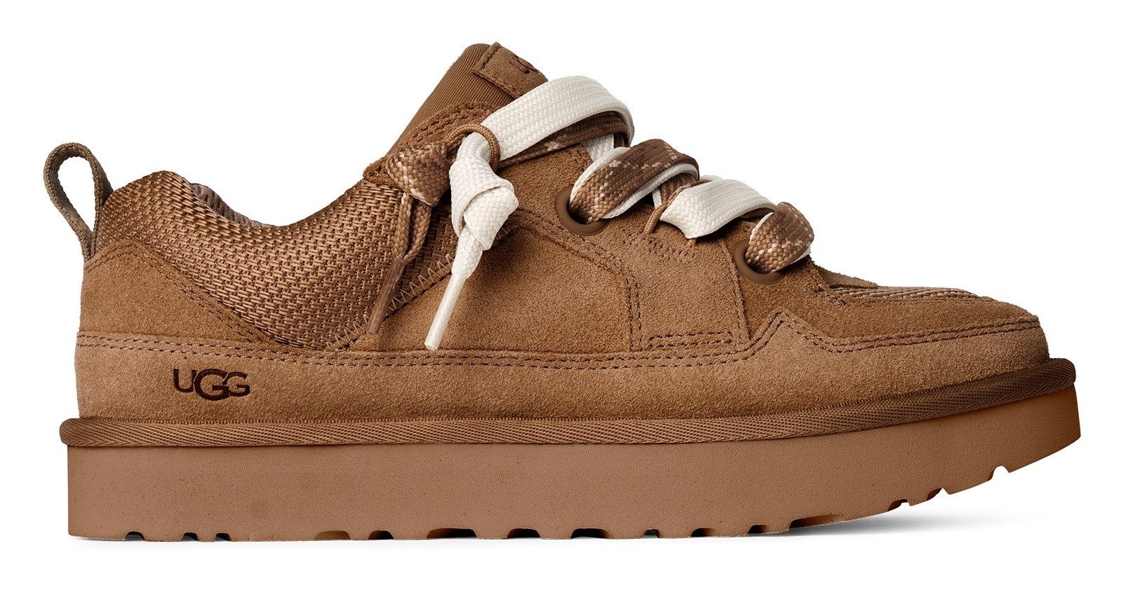 UGG Sneakers LO LOWMEL Plateausneaker, veterschoen met EVA-voetbed dames schoenen maat 5 (36) bruin