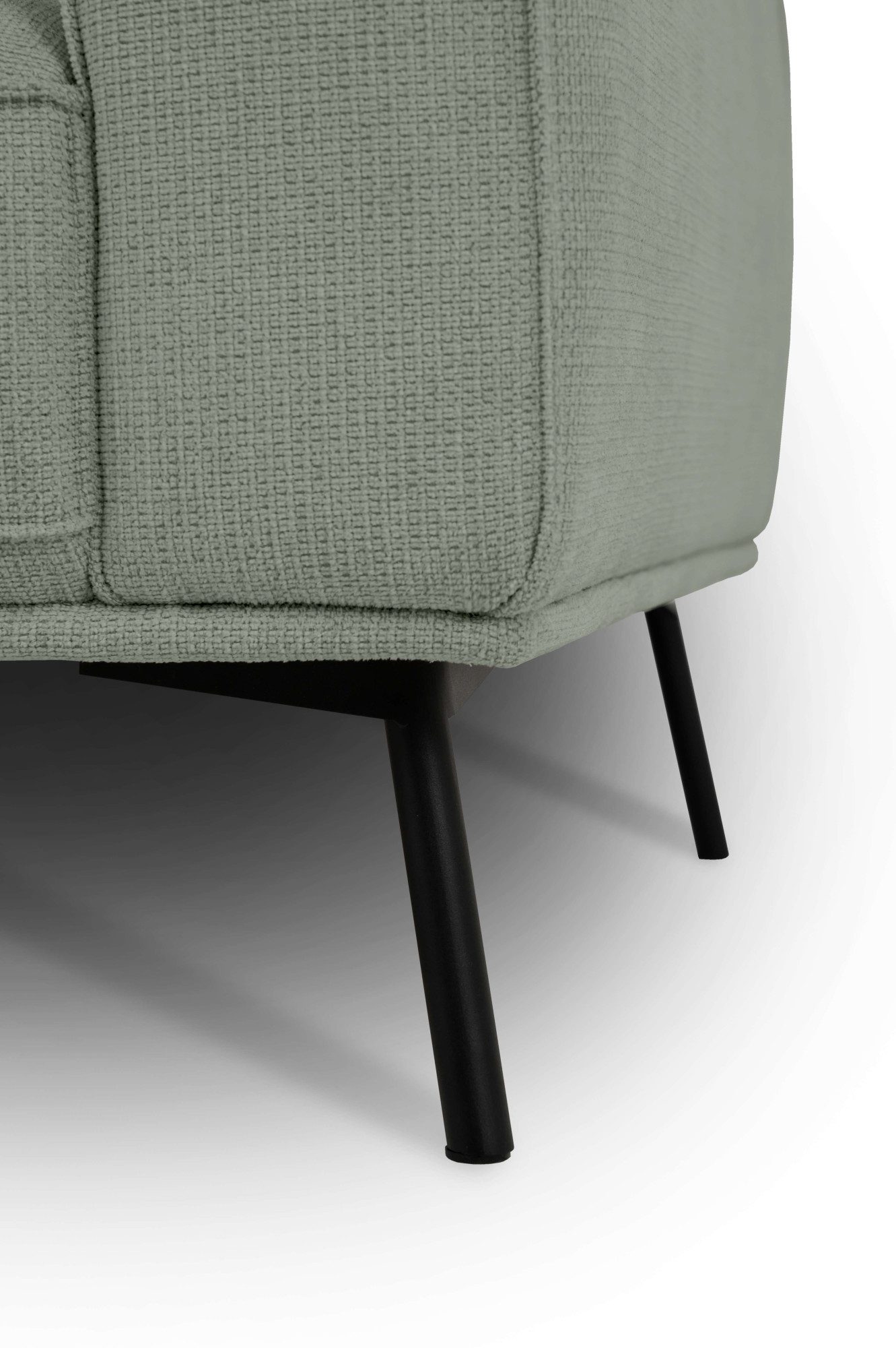 andas Hoekbank Vosby Breedte 260 cm, chenille, met decoratieve kedernaad