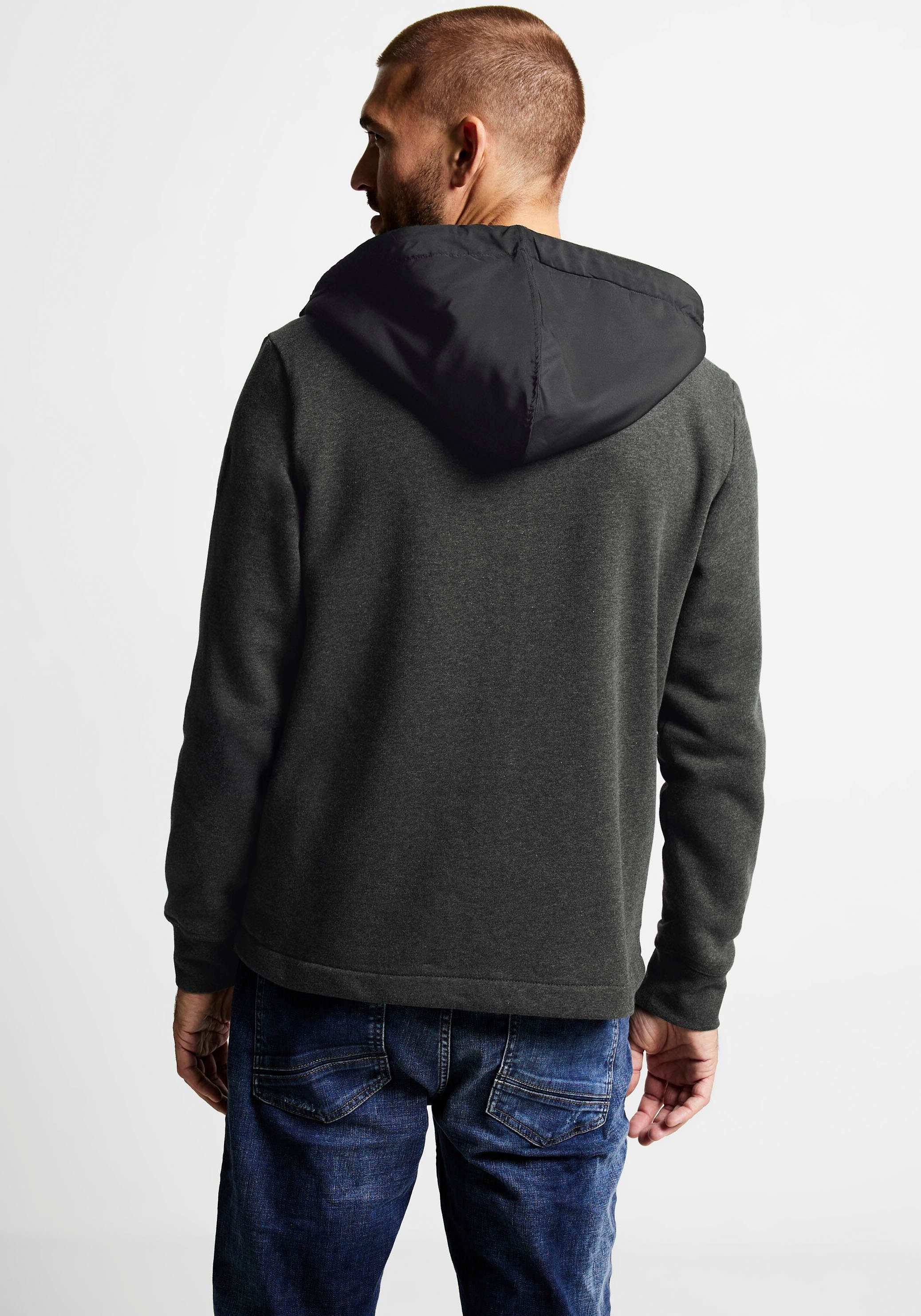 STREET ONE MEN Sweatvest in heuplang model