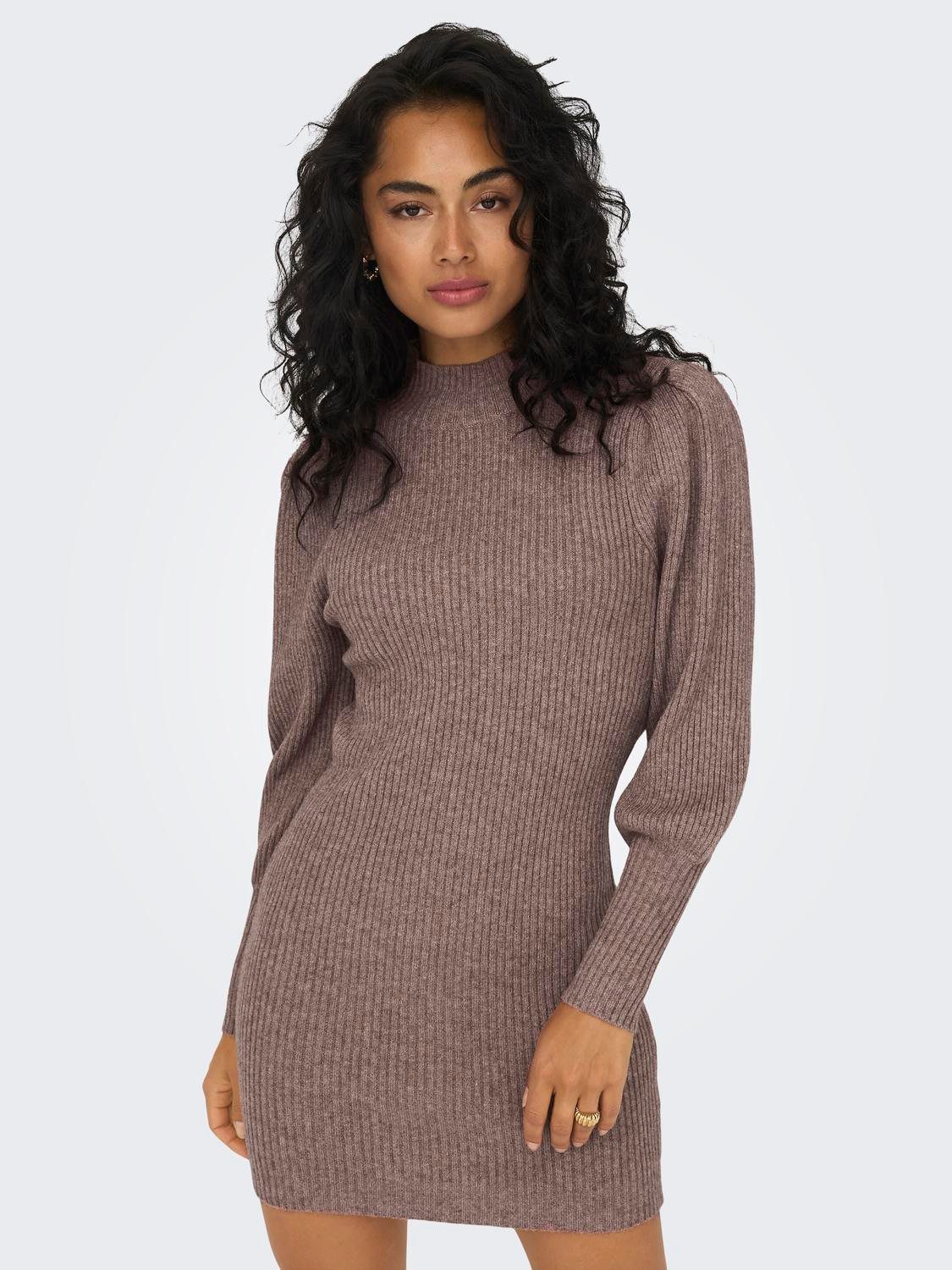 Only Gebreide jurk ONLKATIA L/S DRESS KNT NOOS
