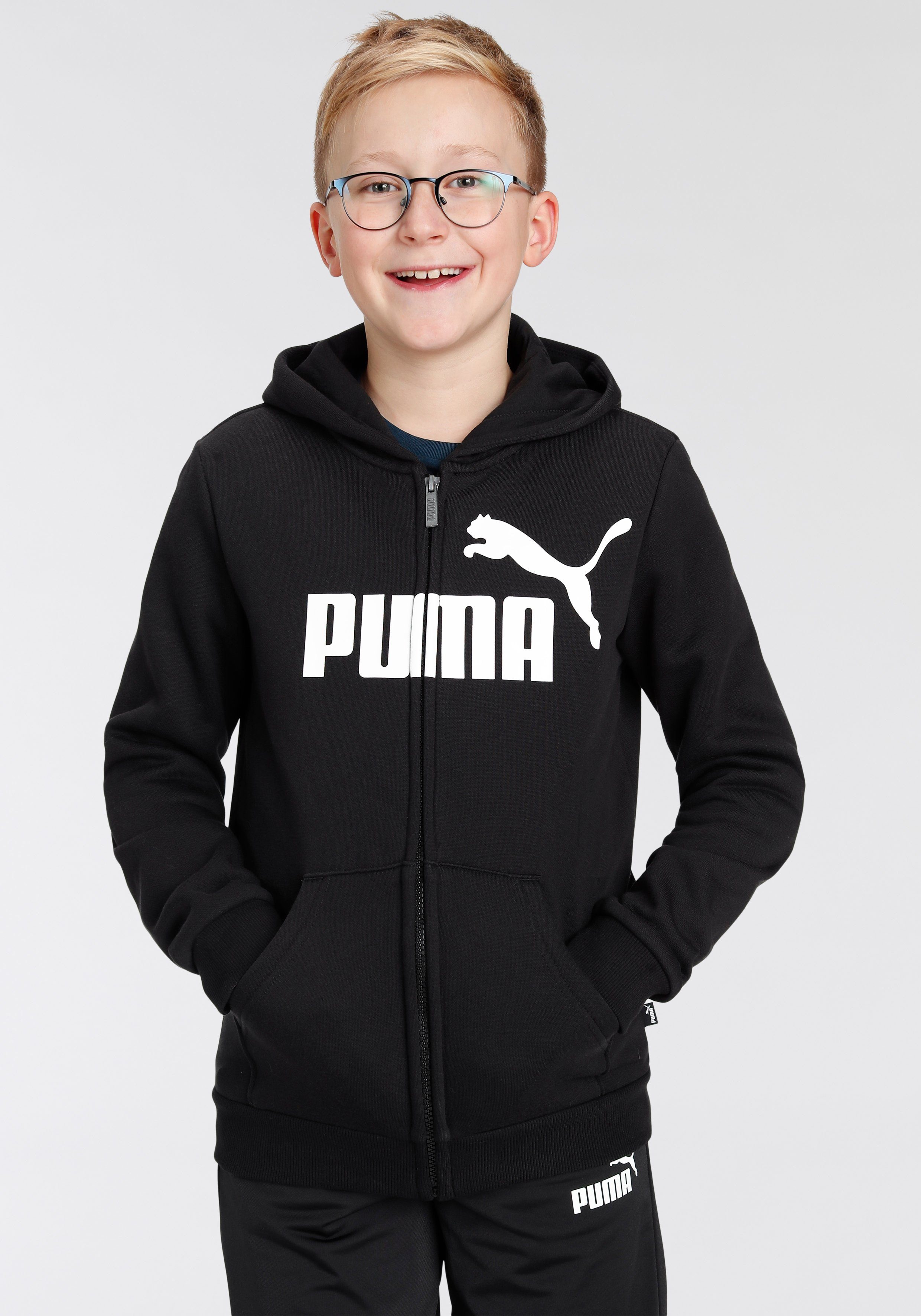 PUMA Hoodie ESSENTIALS BIG LOGO FZ HOODIE FL