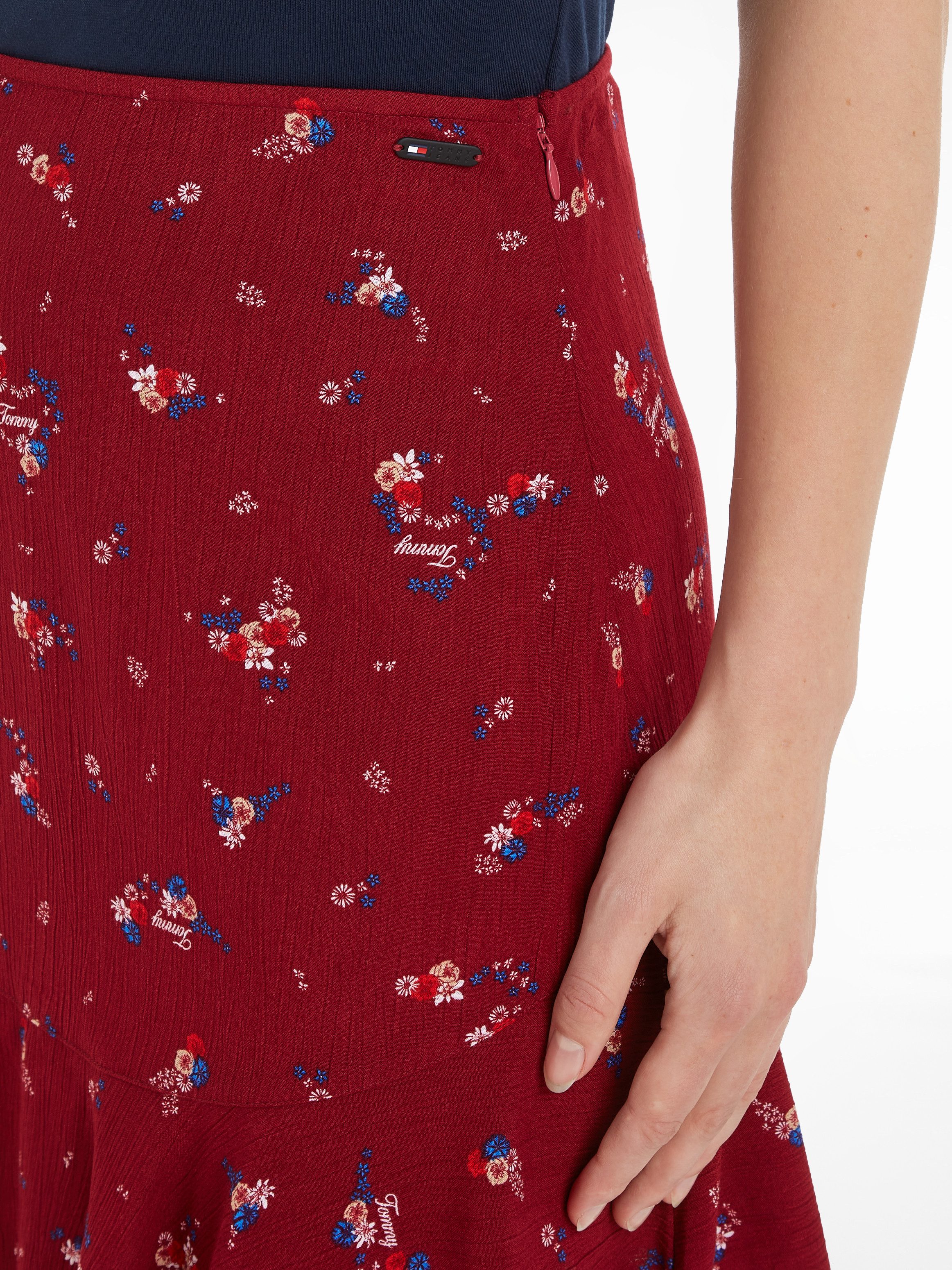 TOMMY JEANS Minirok TJW FLORAL TIERED MINI SKIRT