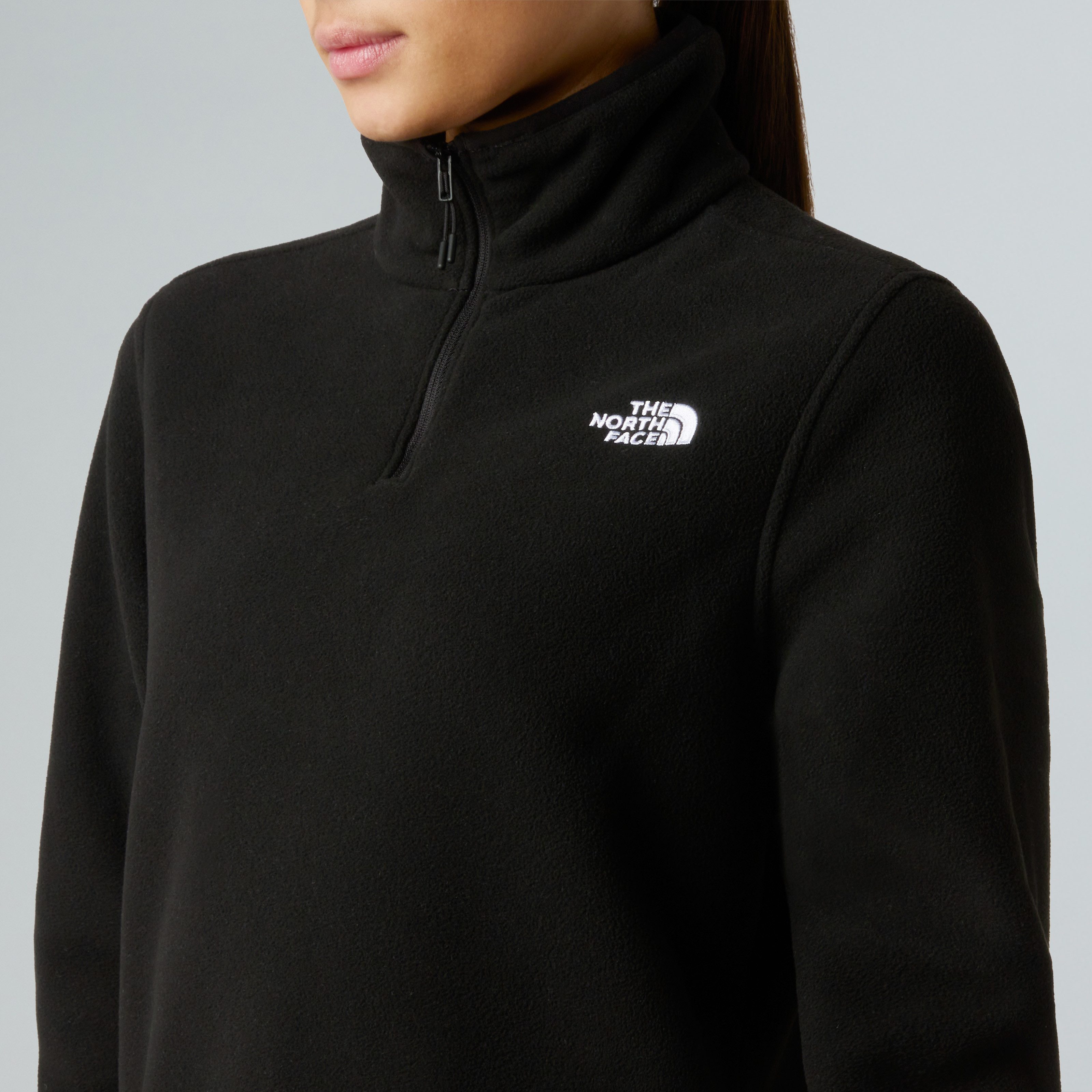 The North Face Tricot-fleecetrui W GLACIER FLEECE 1/4 ZIP JACKET (1-delig)