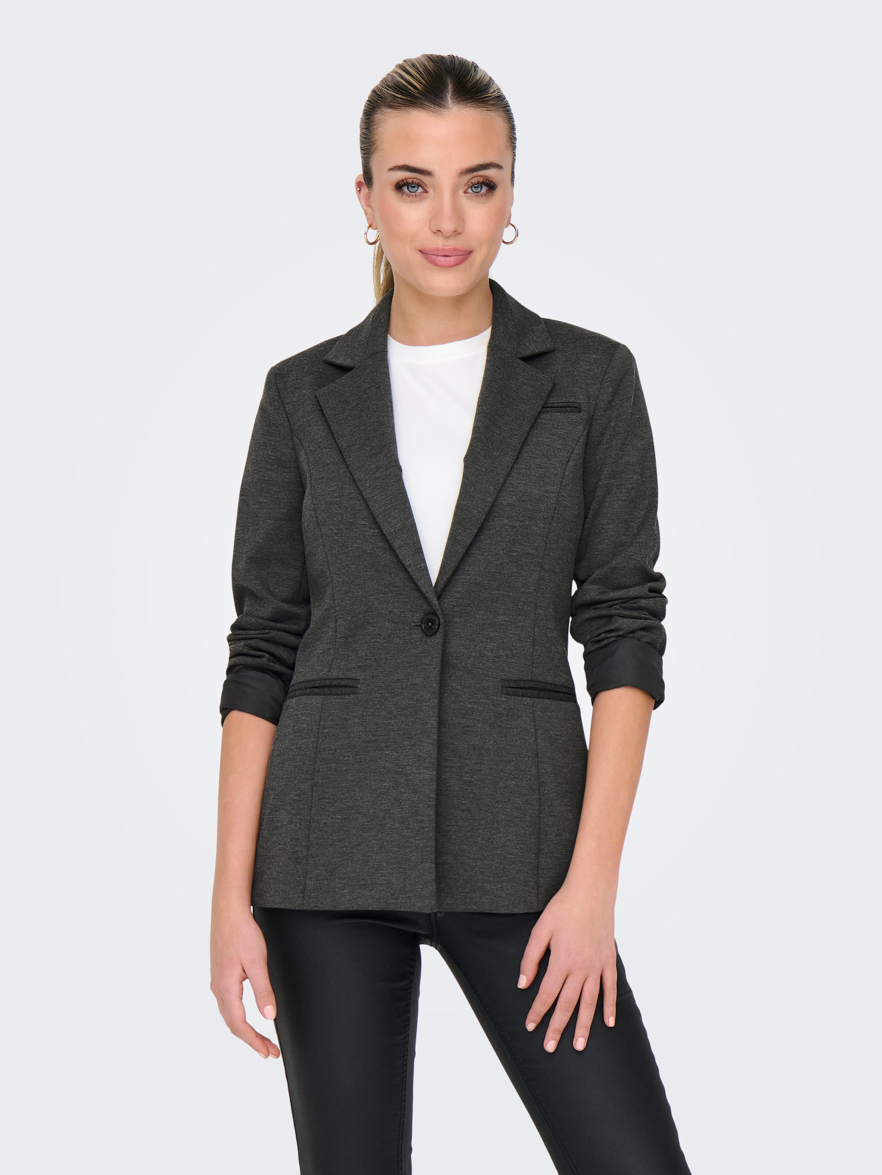 NU 20% KORTING: Only Korte blazer ONLPEACH L-S FIT BLAZER TLR NOOS