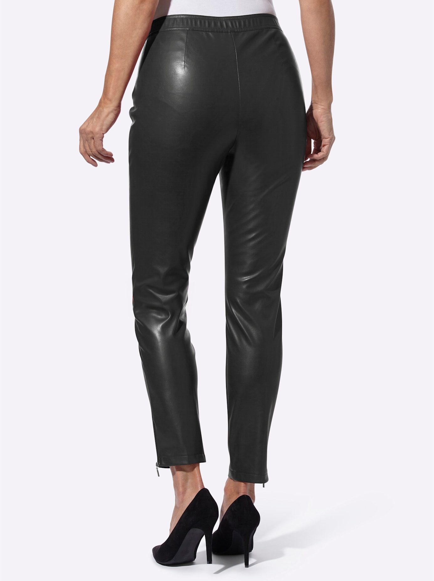Classic Basics Imitatieleren broek