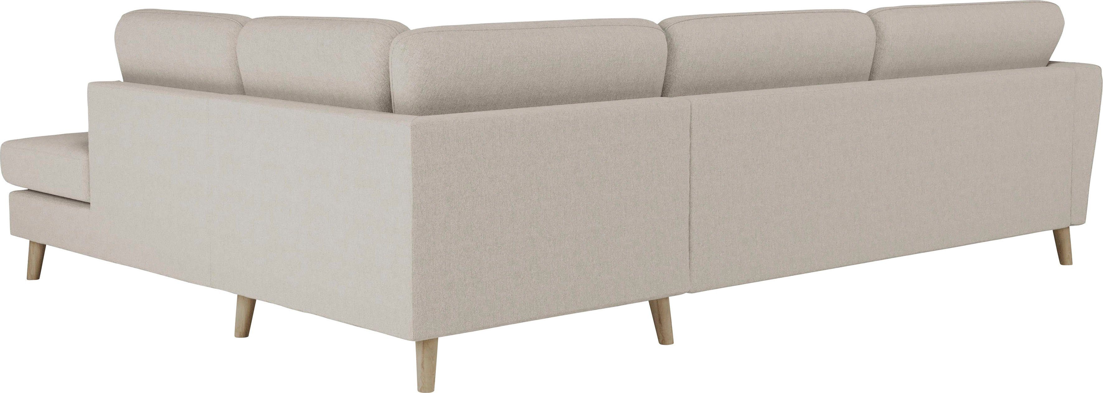Home affaire Hoekbank MARSEILLE 278/202 cm, L-vorm, ottoman rechts/links, verschillende bekledingen