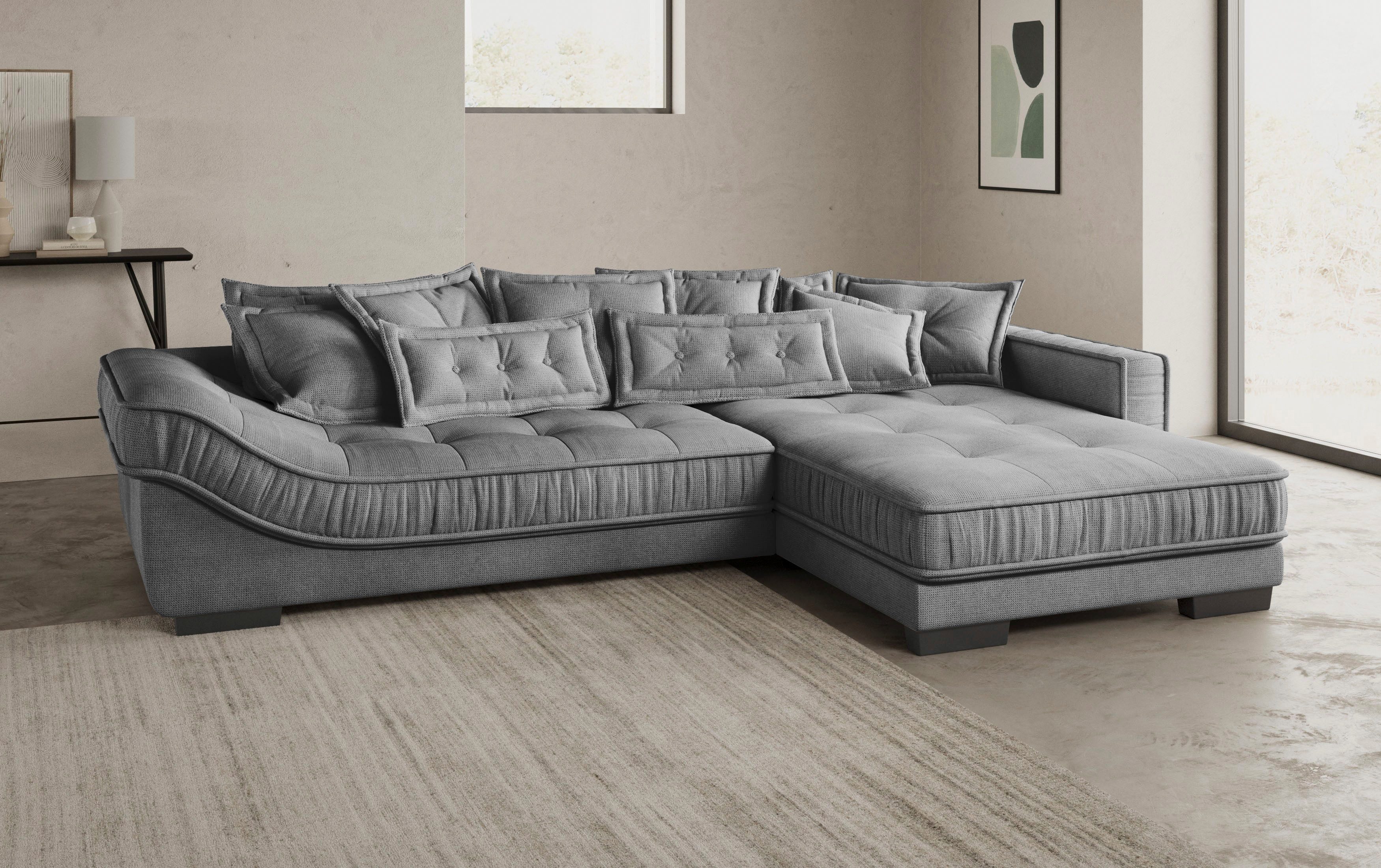 Mr. Couch Hoekbank Diwan II DuraFlex L-vorm DuraFlex koudschuim bekleding, tot 140 kg, 4 bekledingskwaliteiten