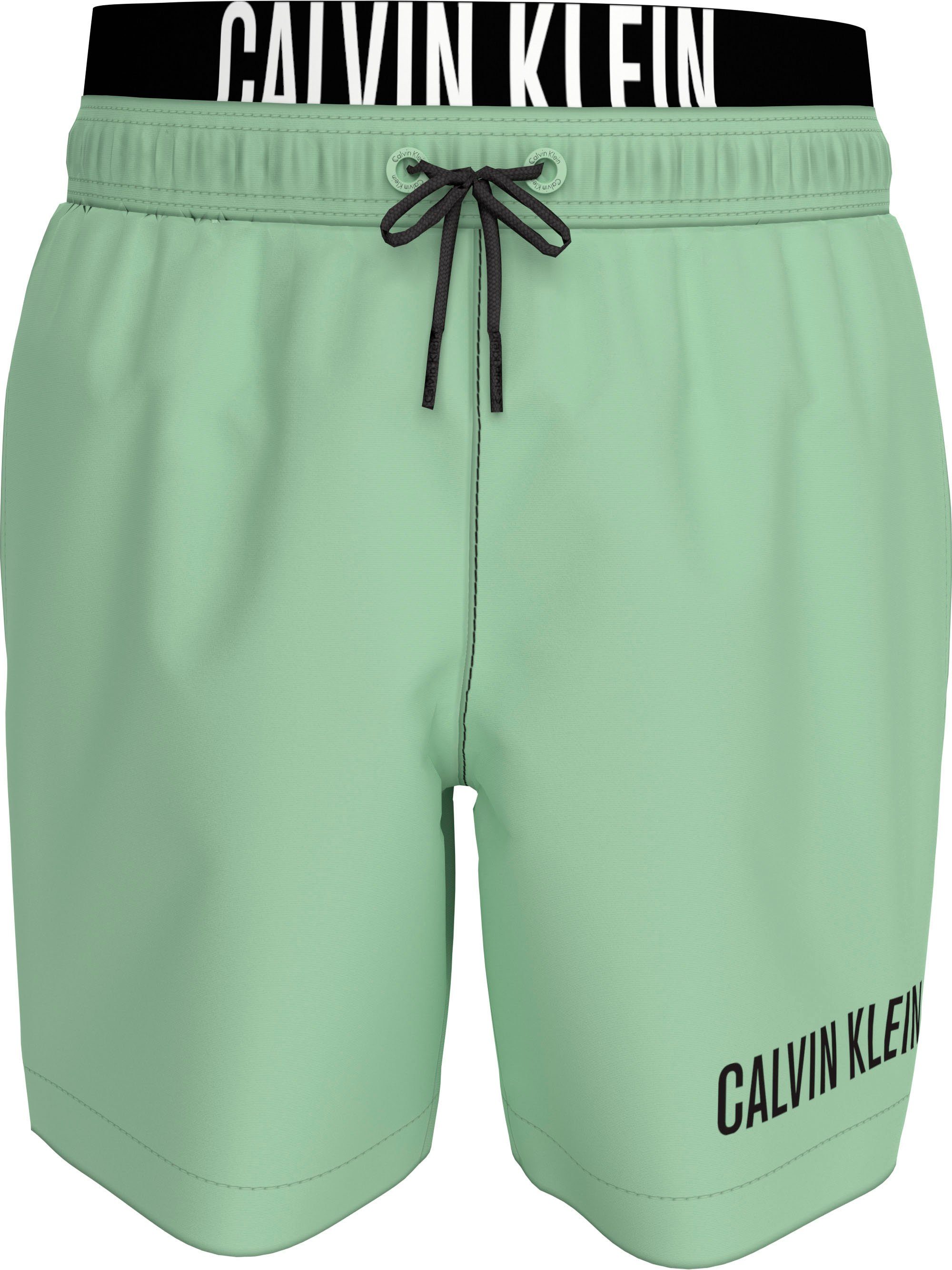 Calvin Klein Swimwear Zwembroek MEDIUM DOUBLE WB voor kinderen tot 16 jaar