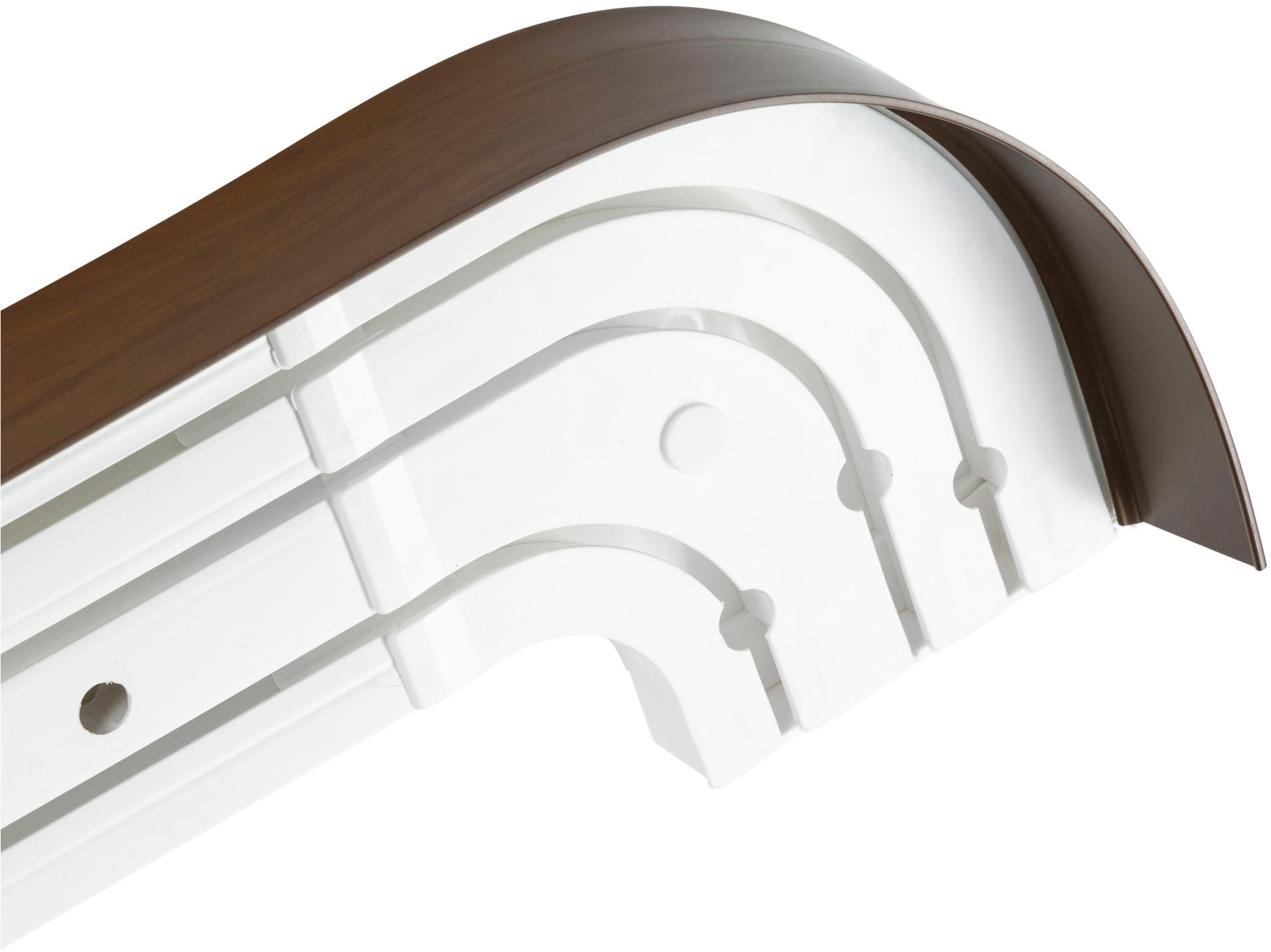 SN DECO GROUP Gordijnrail SH3 met rand 7,5 cm (1 stuk)