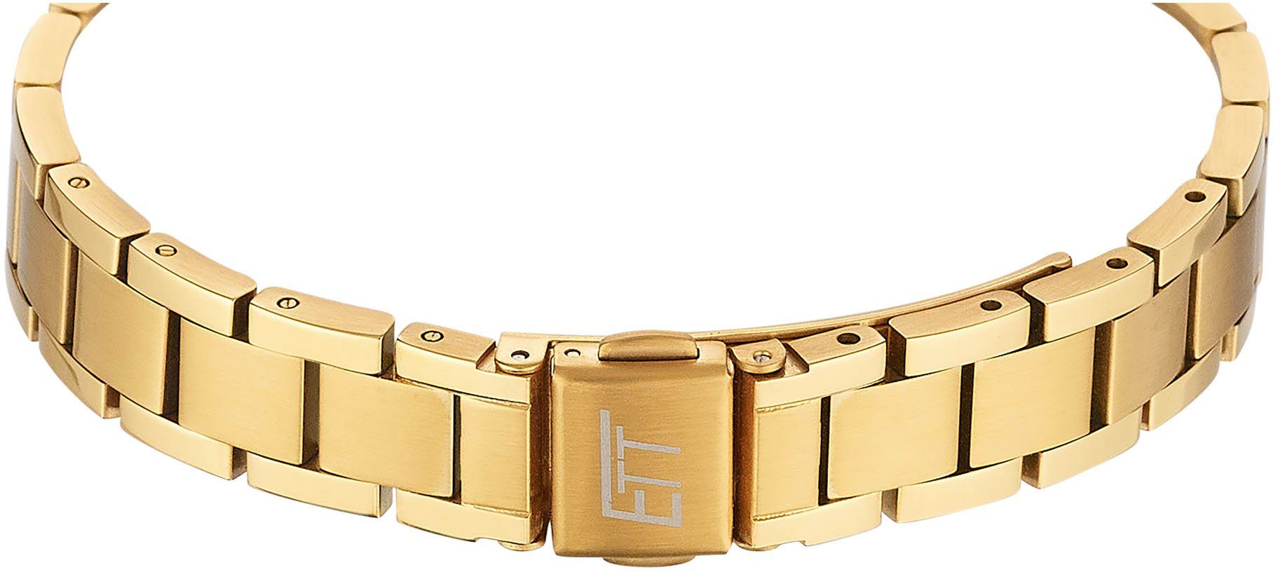 ETT Solarhorloge Solar Drive Horloge, dameshorloge, stalen armband (set, 2-delig, Met riemverkorter)