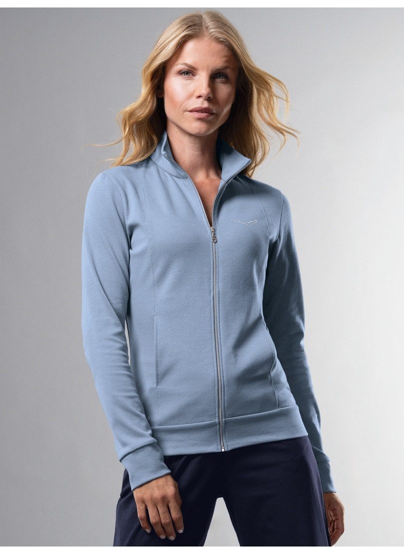 Trigema Sweatvest TRIGEMA jas veredeld met kristallen (1-delig)