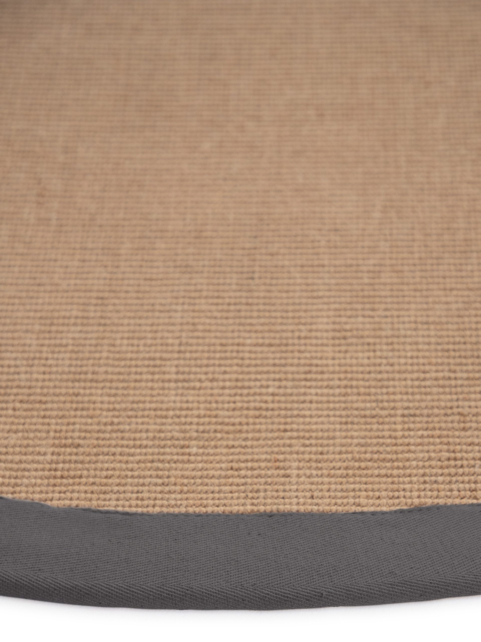 carpetfine Sisalkleed Sisal met gekleurd randdessin, antislip achterzijde