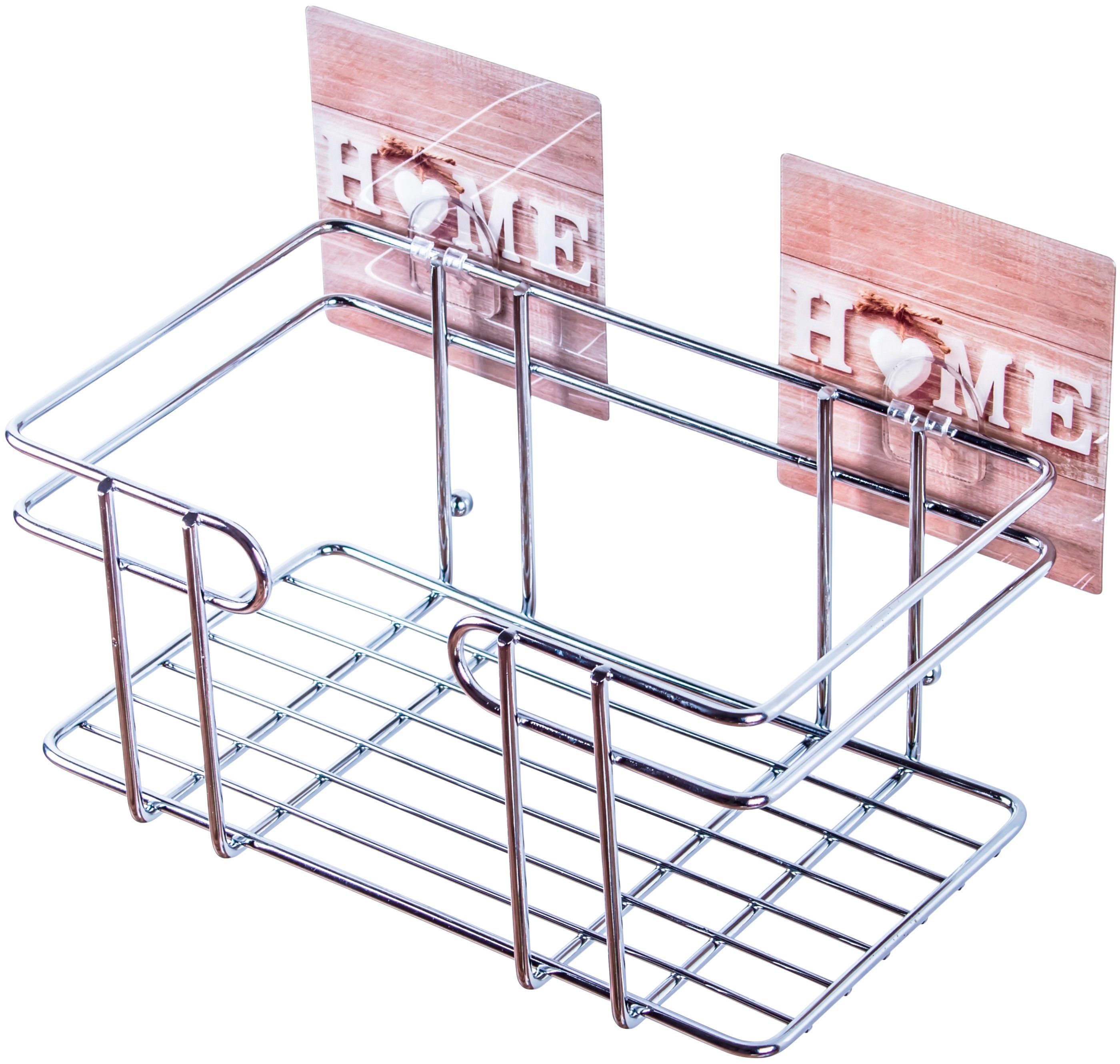 Sanilo Doucherekje Home Haak met beeldmotief rekken & planken maat 22,8x14x10,5 cm bruin