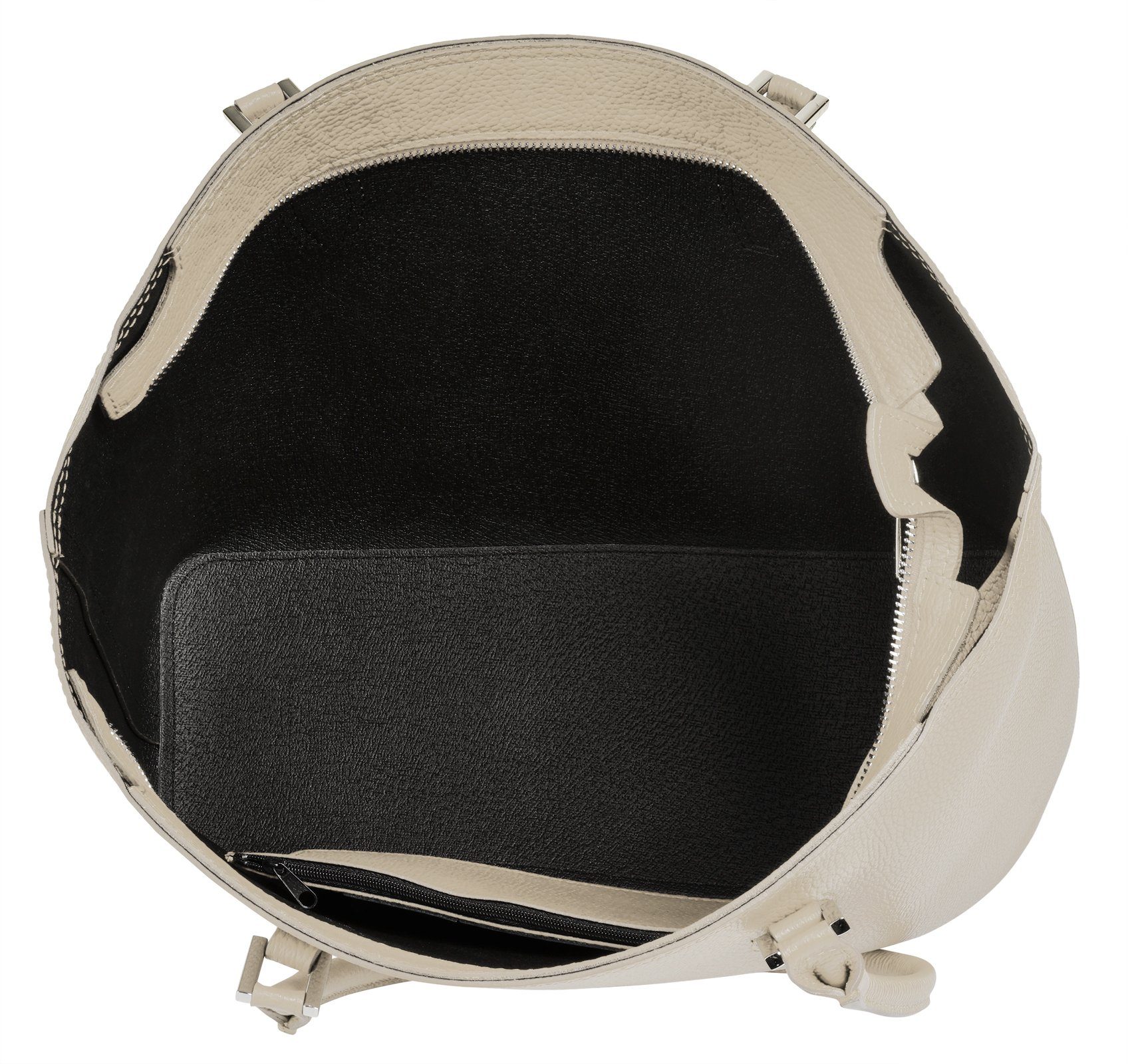 Cluty Shopper echt leer, made in italy