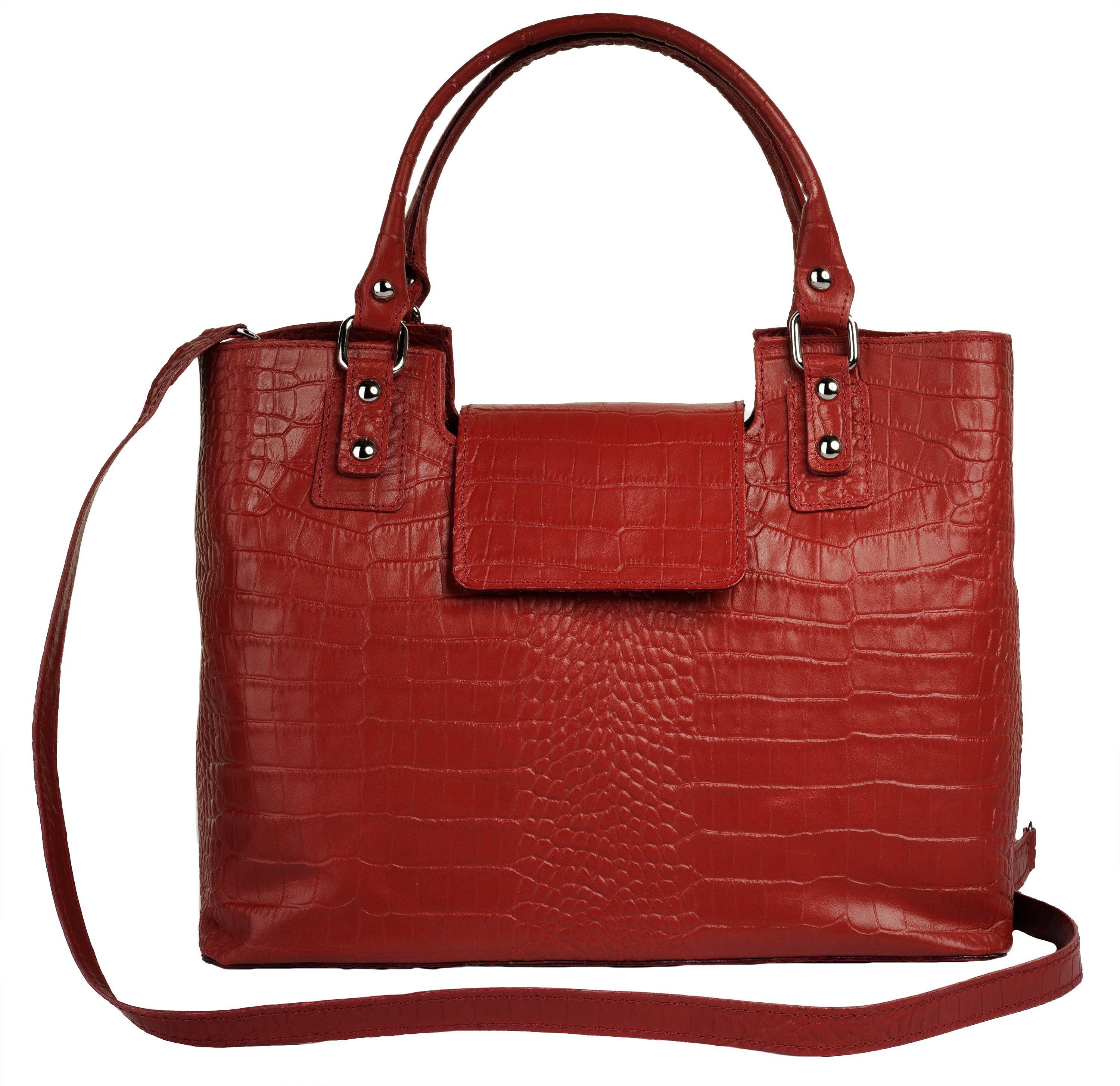 Cluty Tas echt leer, made in italy