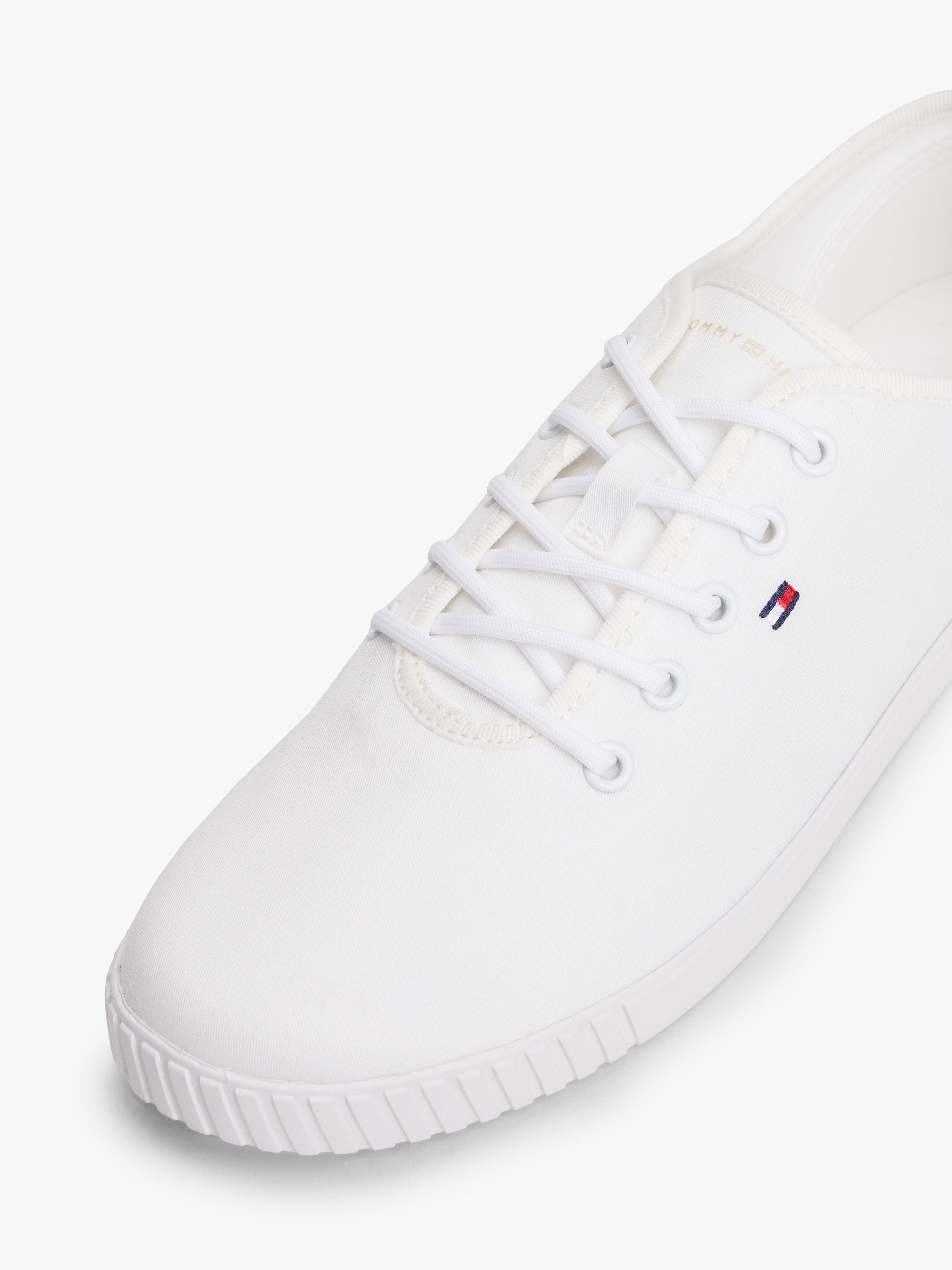 Tommy Hilfiger Sneakers CANVAS LACE UP SNEAKER , vrijetijdsschoen, lage schoen, veterschoen met geborduurde logovlag