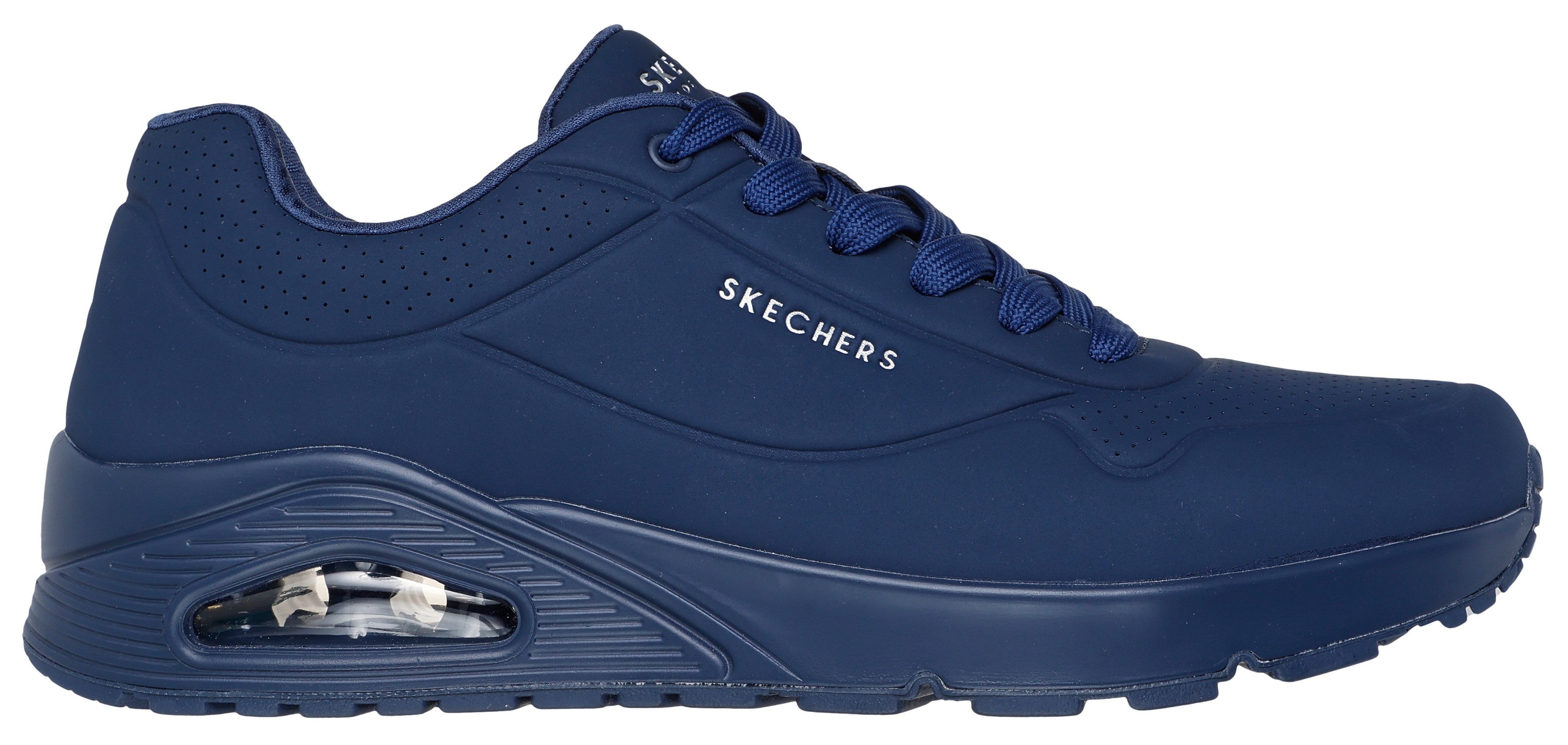 Skechers Sneakers Uno - Stand on Air Vrijetijdsschoen, lage schoen, veterschoen met air-cooled memory foam