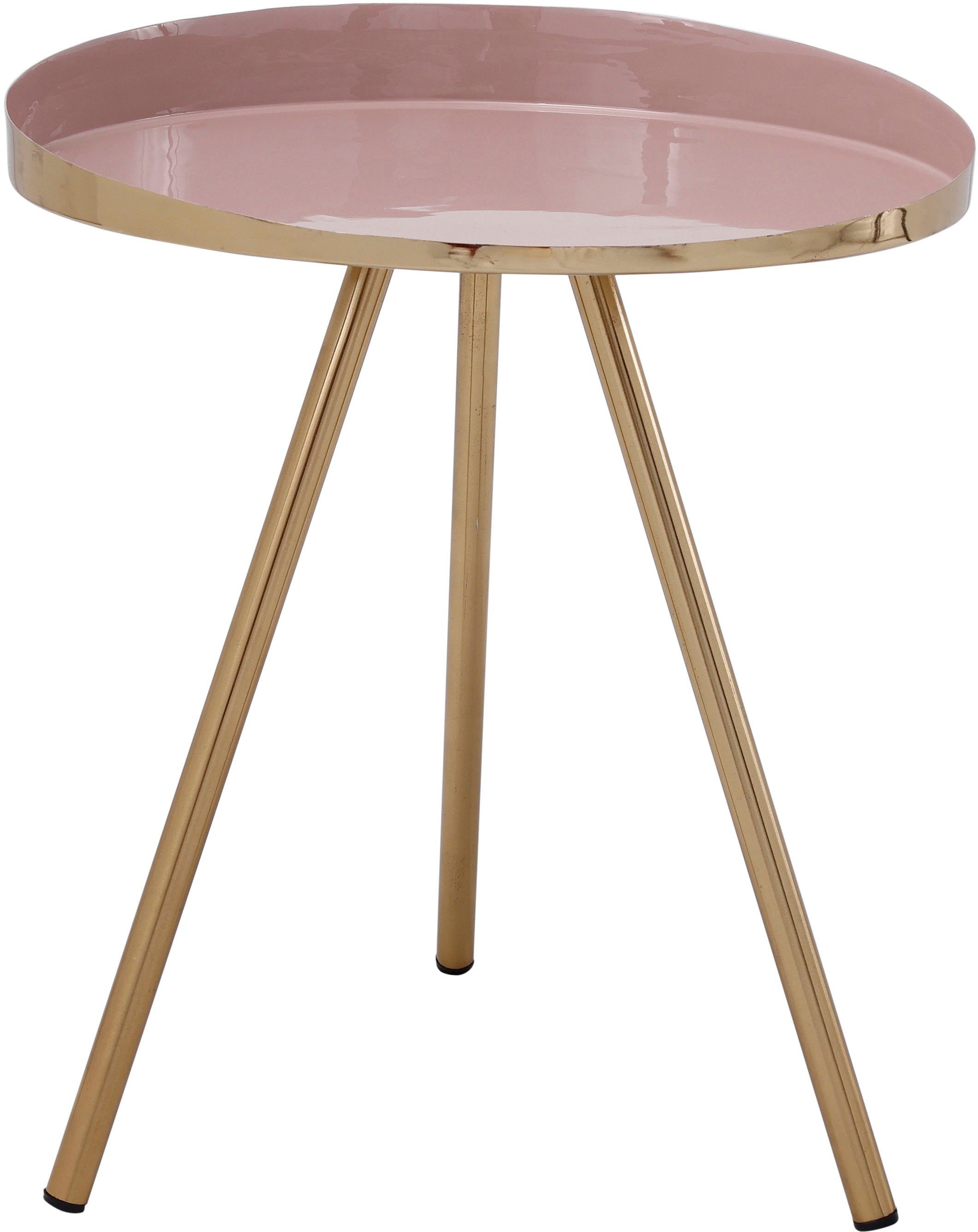 Kayoom Bijzettafel Morrison, ronde bijzettafel, elegante uitstraling (1 stuk)