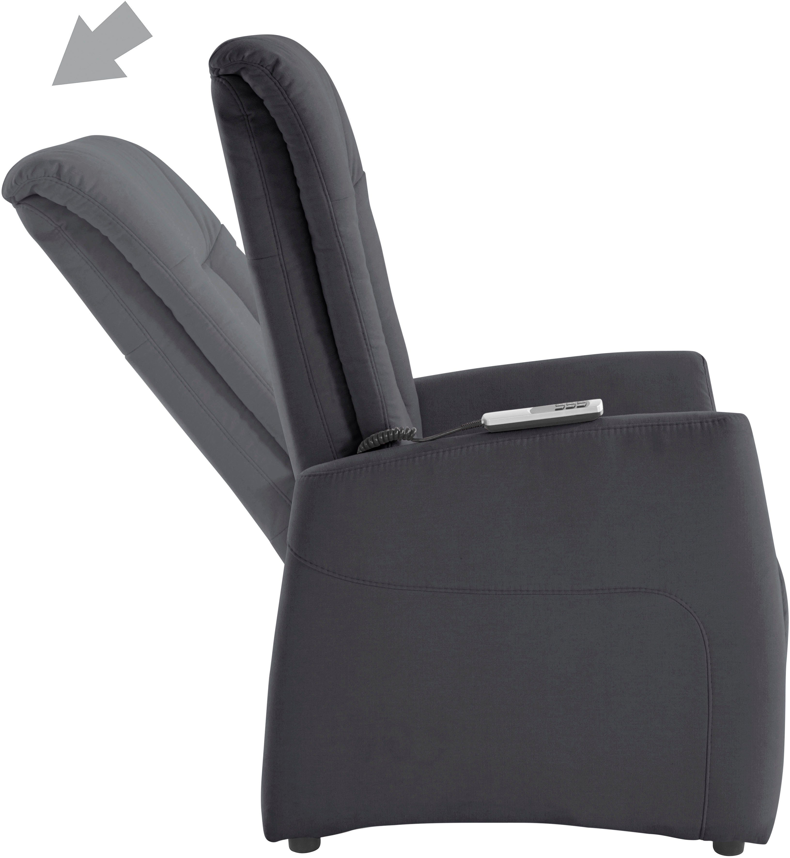 sit&more Relaxfauteuil MELISSA naar keuze elektrisch of handmatig verstelbaar, optioneel opstahulp