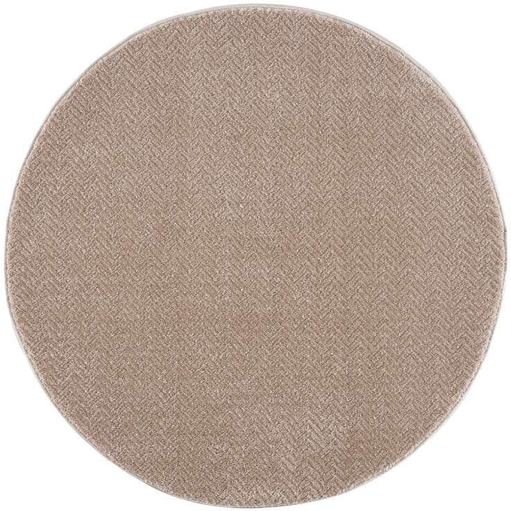 Carpet City Vloerkleed Frisé-tapijt FANCY805 Korte pool, uni, 3D-look, zigzag-look