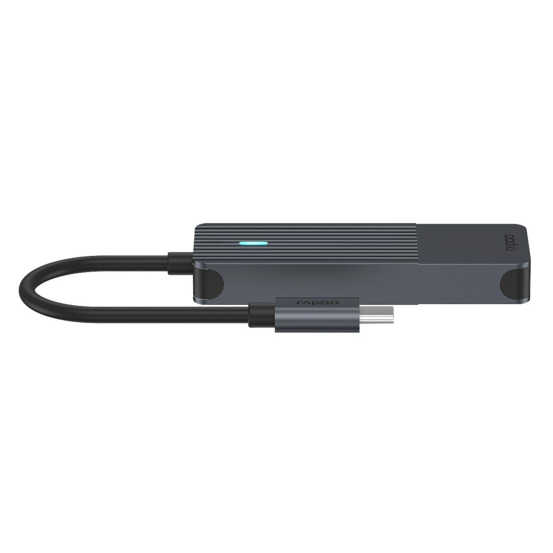 Rapoo USB-adapter UCH-4003 USB-C hub, USB-C naar USB-A en USB-C, grijs