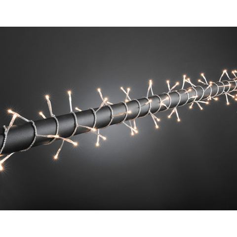 Konstsmide 2016-003 Micro-lichtketting Buiten Werkt op het lichtnet 120 Gloeilamp Warmwit 10.95 m