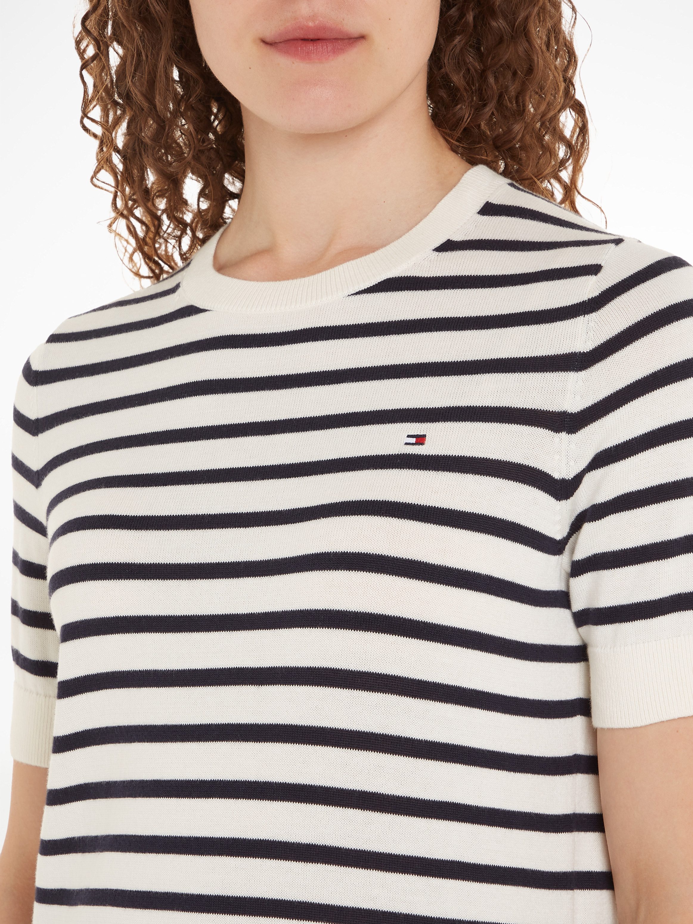 Tommy Hilfiger Trui met korte mouwen CO JERSEY STITCH C-NK SS SWEATER