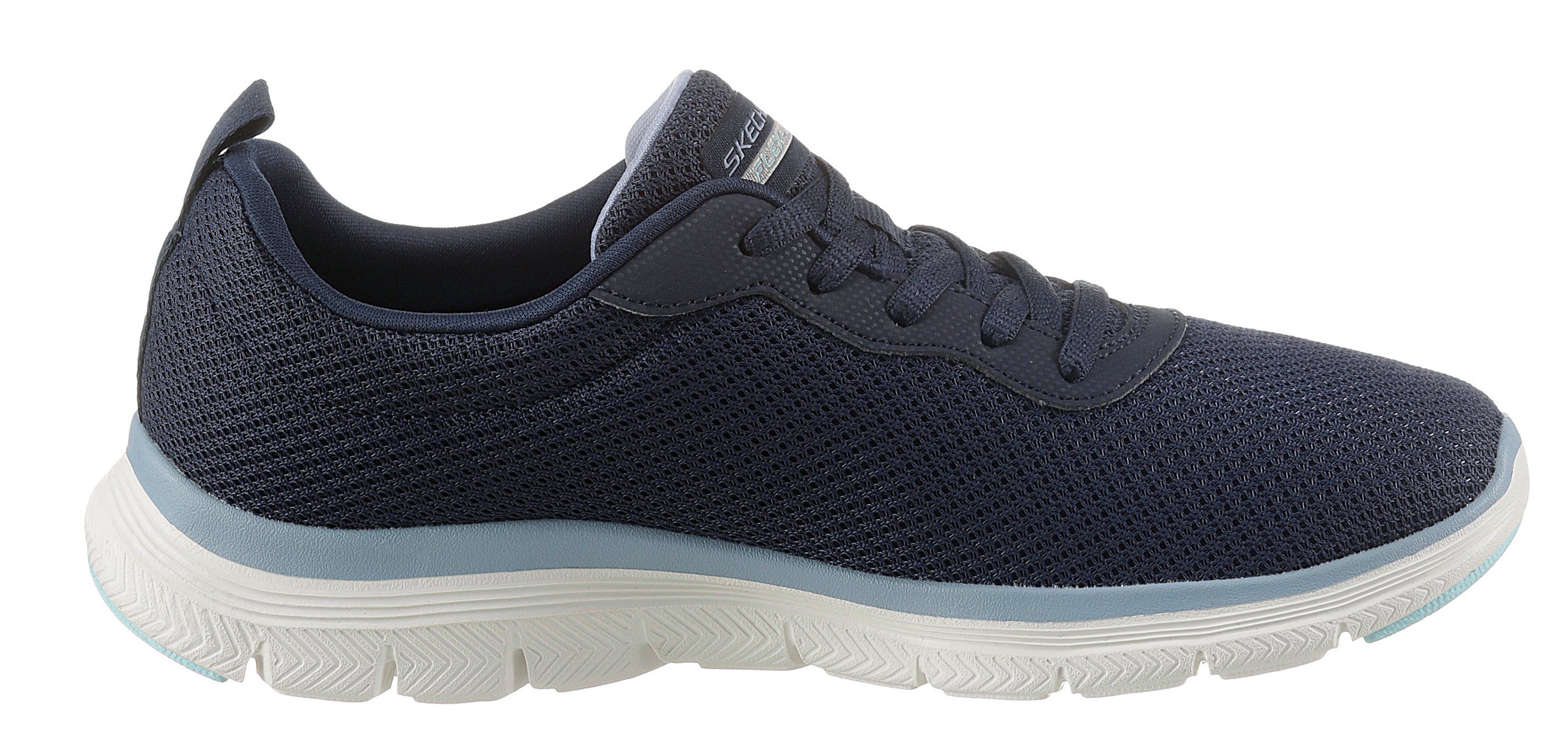 Skechers Sneakers FLEX APPEAL 4.0 BRILLINAT VIEW Vrijetijdsschoen, lage schoen, veterschoen met Air Cooled Memory Foam