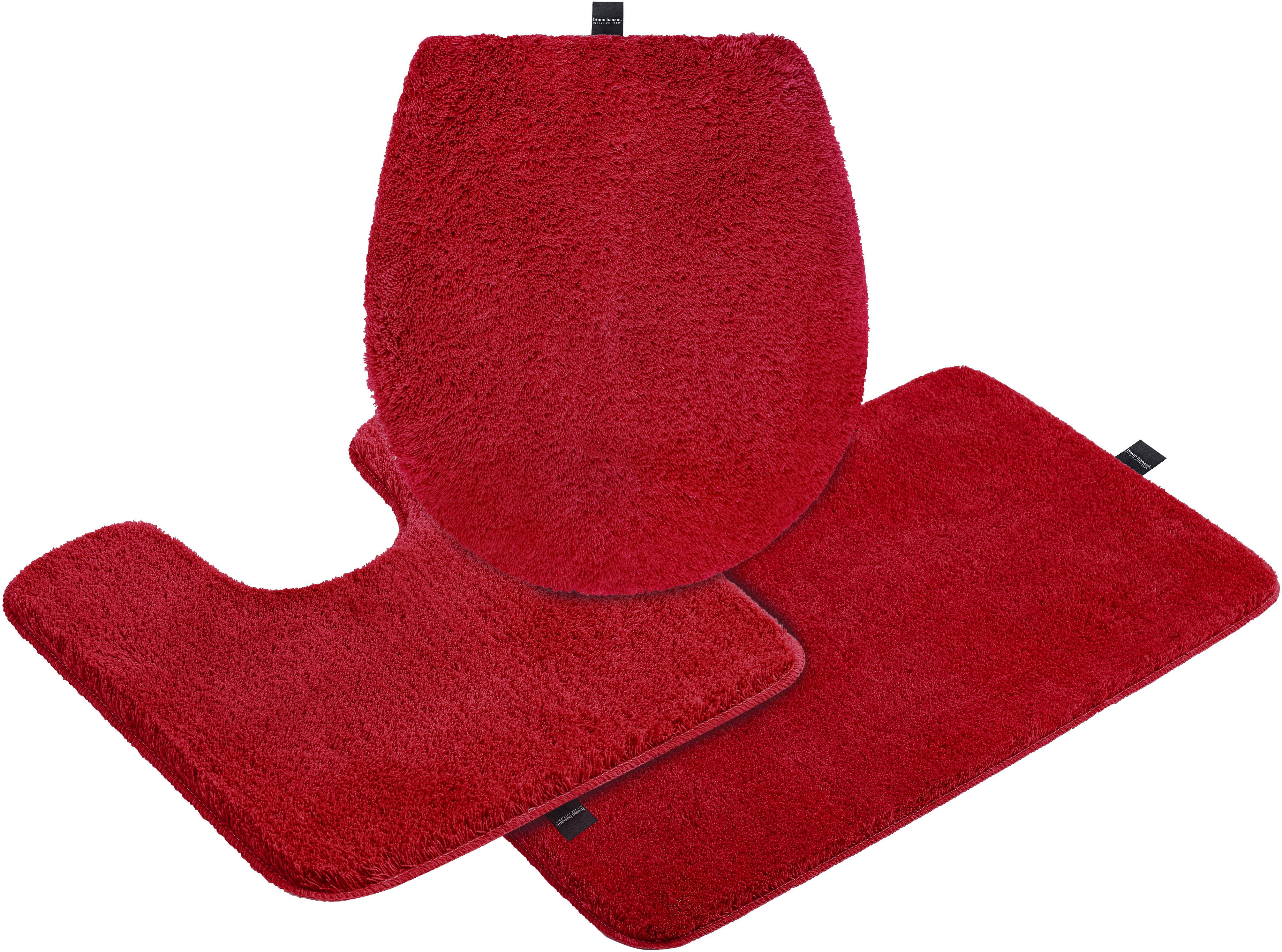 Bruno Banani Badmat Lana, badmat, badkamer tapijt Badmat, badmatten, unikleur, ook als 3-delige set & rond badmatten maat 3-delige set voor staand