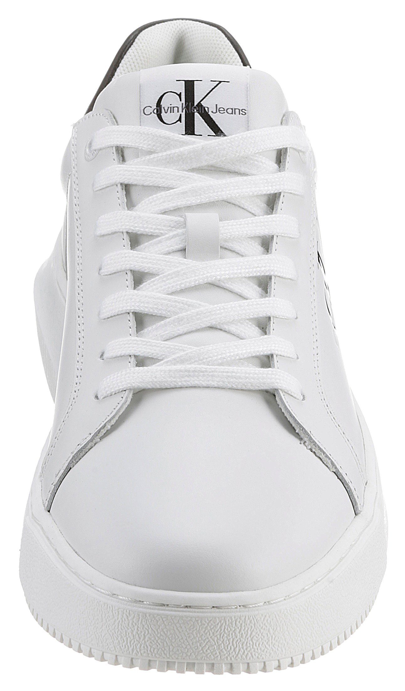 Calvin Klein Plateausneakers SEAMUS 20L vrijetijdsschoen, lage schoen, veterschoen met contrast bies