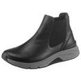gabor rollingsoft chelsea-boots met sportieve zool zwart