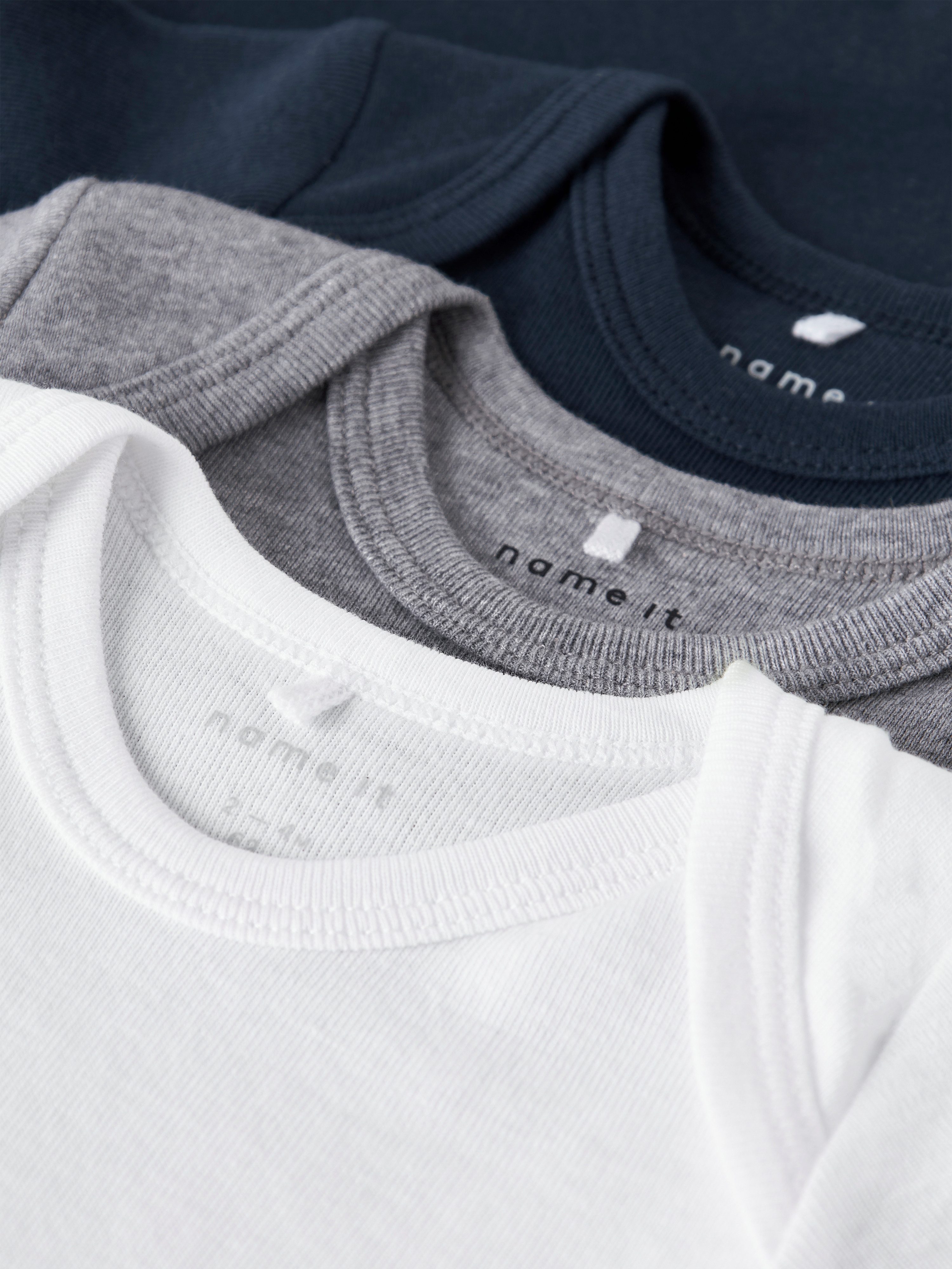 Name It Body NBNBODY 3P LS SOLID NOOS (set, 3-delig)