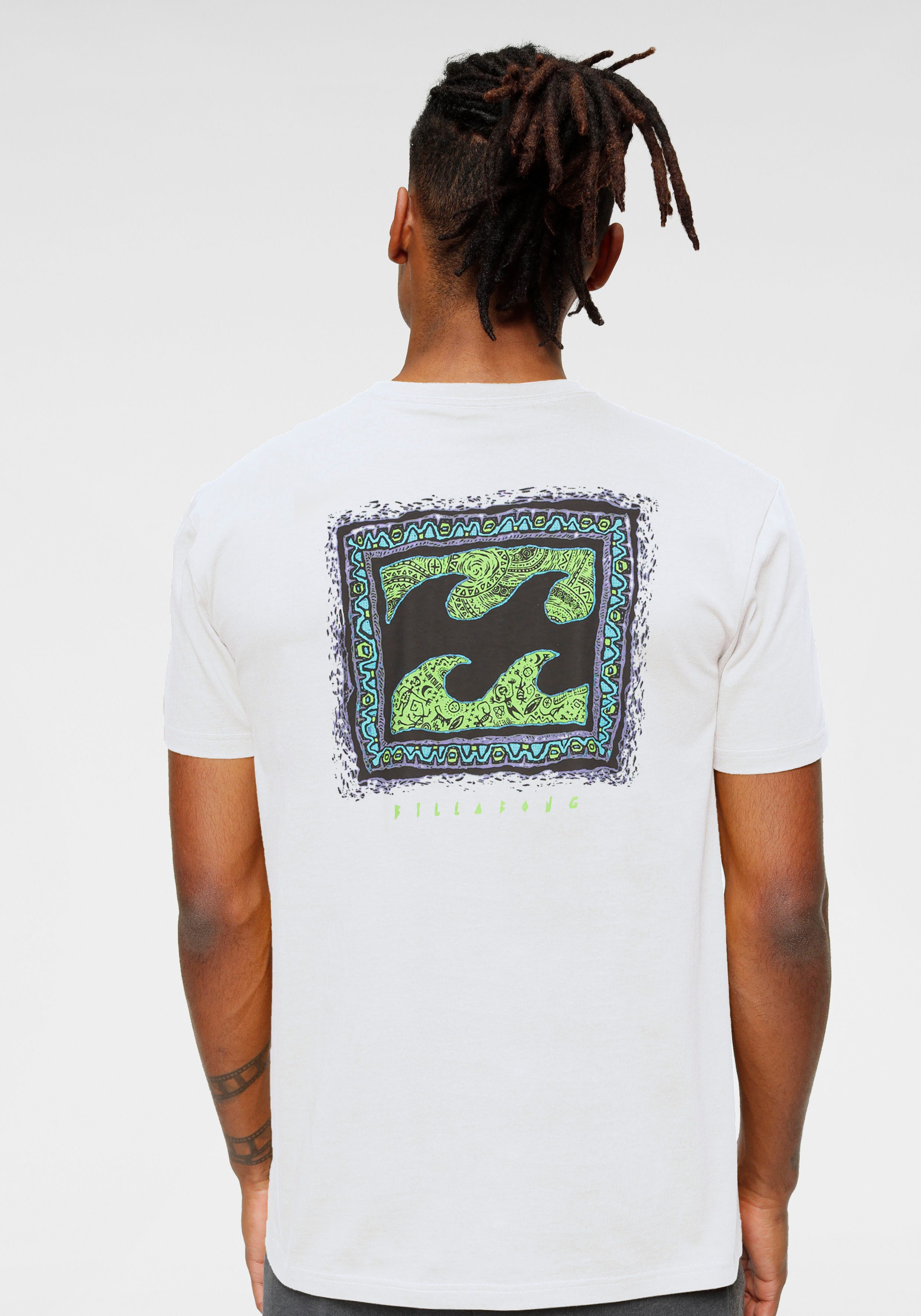 Billabong T-shirt TRIBE WAVE met grote rugprint (set, 2-delig)
