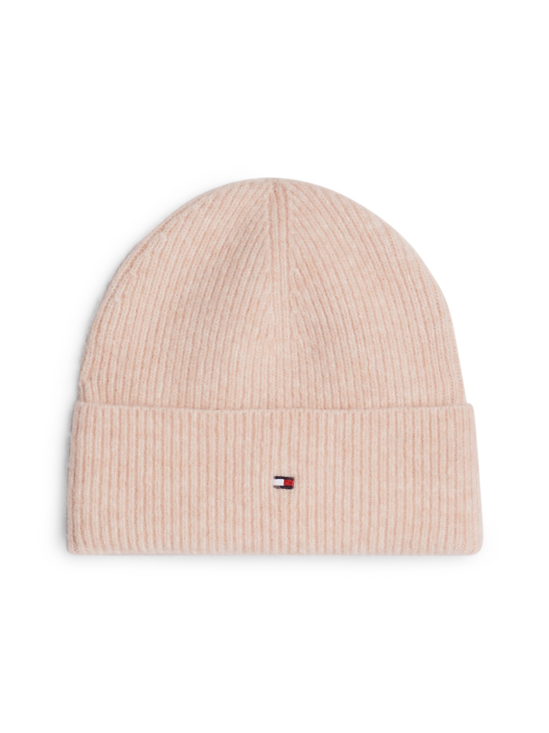Tommy Hilfiger Gebreide muts ESSENTIAL FLAG FUZZY BEANIE