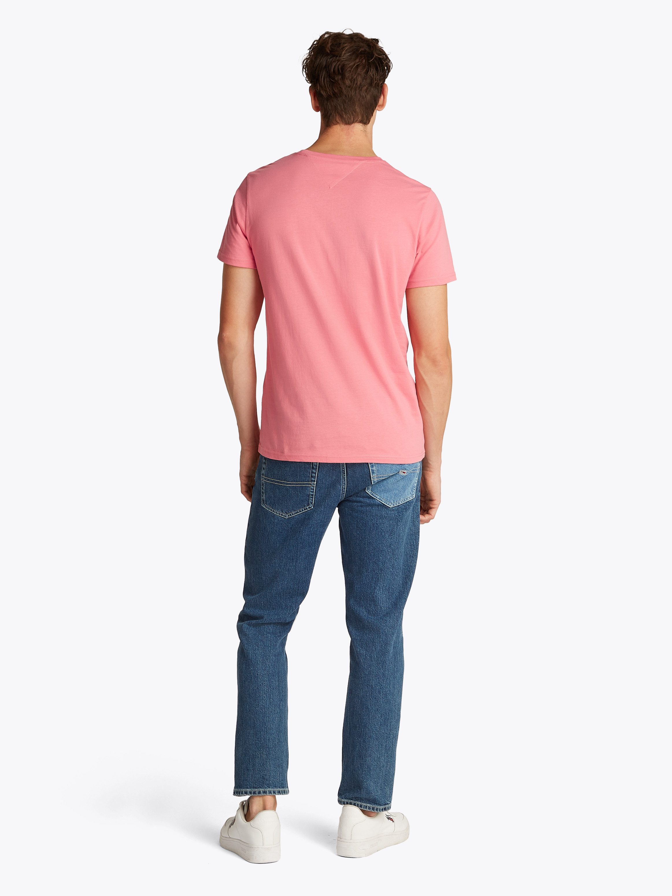 TOMMY JEANS T-shirt TJM SLIM ESSENTIAL FLAG TEE EXT