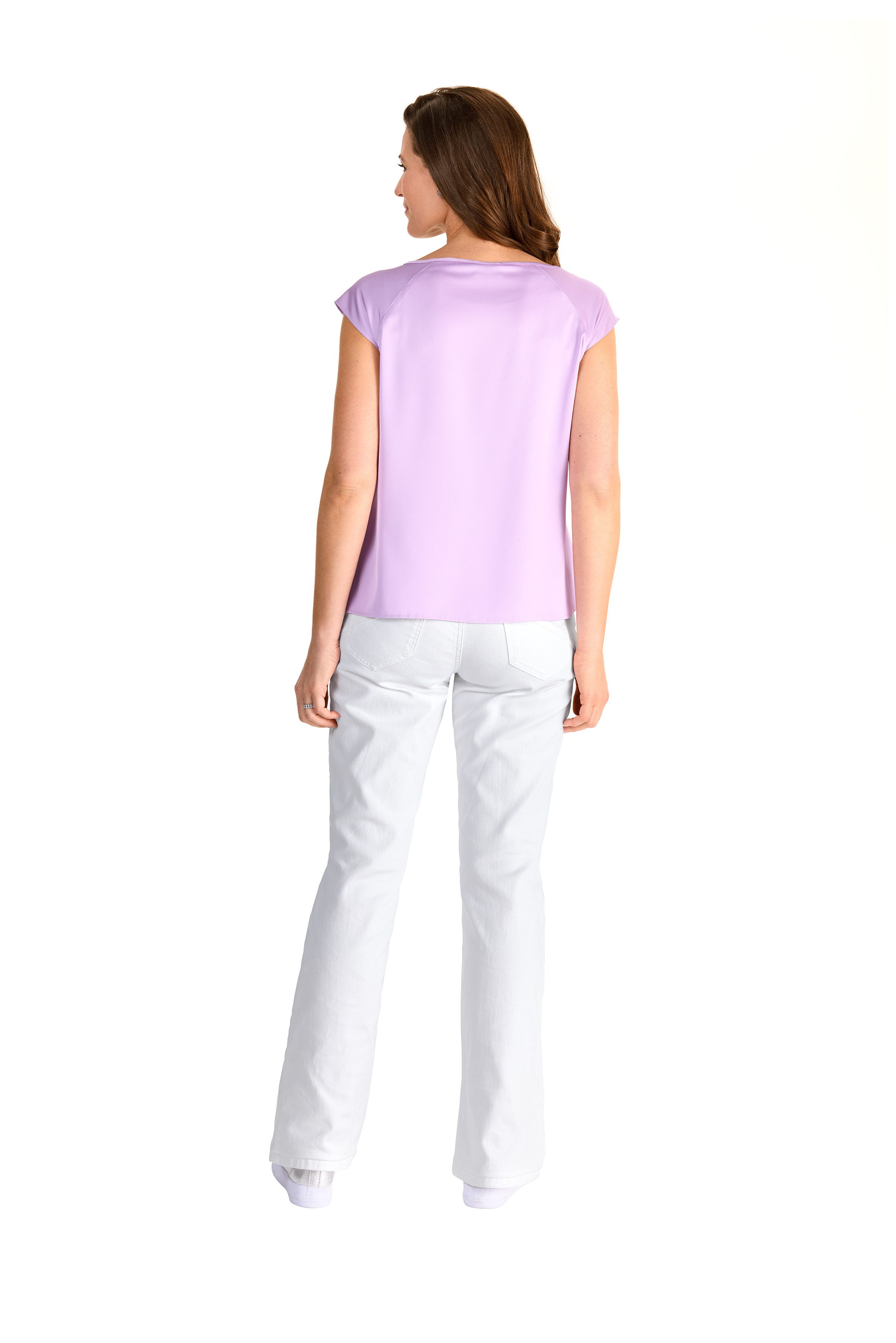 HERMANN LANGE Collection Shirttop met detail aan de halslijn