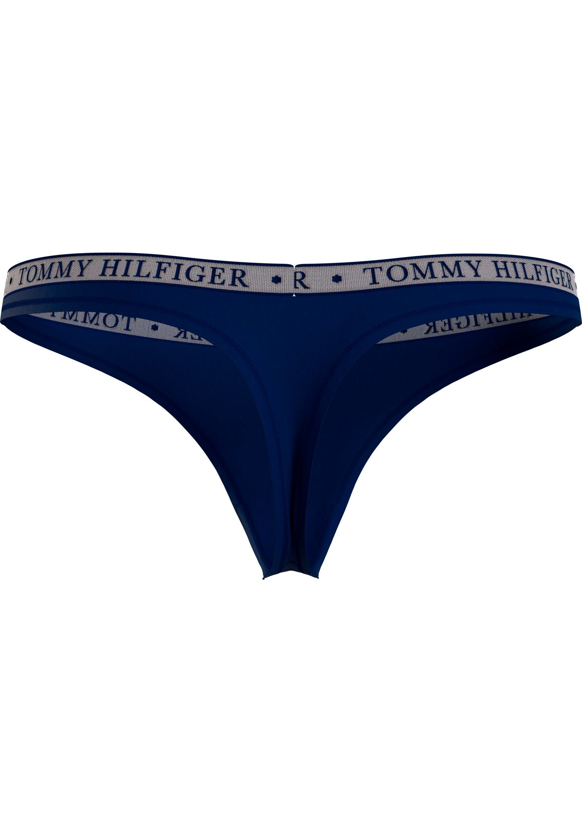 Tommy Hilfiger Underwear Slip LACE 3P THONG (EXT SIZES) met tommy hilfiger logoband (Set van 3)