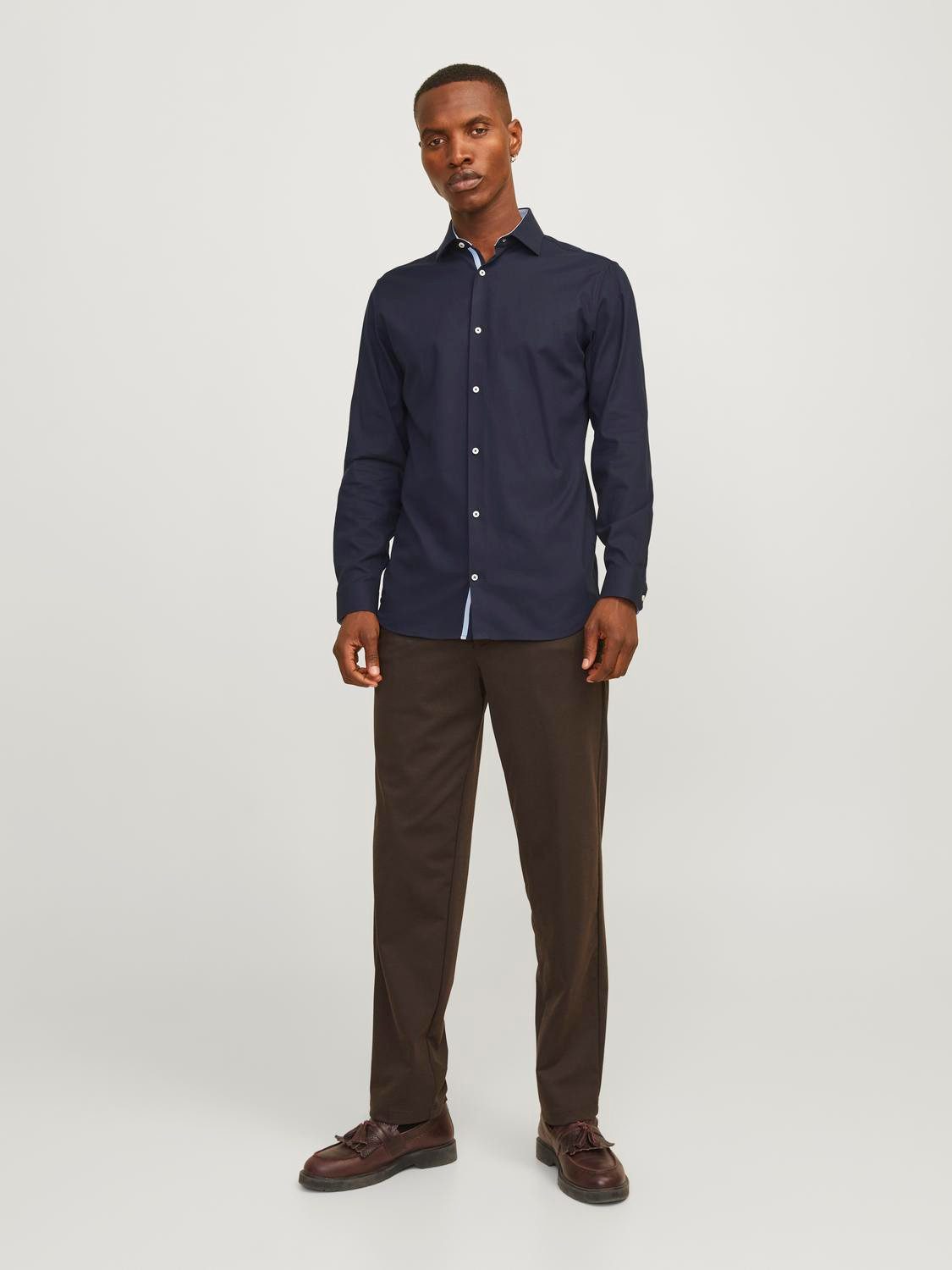Jack & Jones Overhemd met lange mouwen JPRBLAPARKER DETAIL L/S SHIRT NOOS